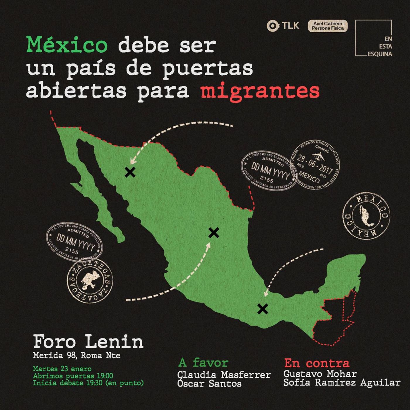 México debe ser un país de puertas abiertas a la migración