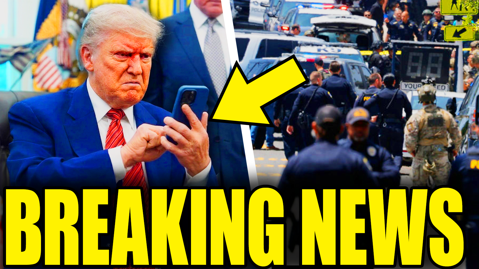 Trump Makes Insane Death Post As Shooter Fires At Mosque episode artwork