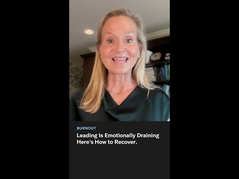 Leading Is Emotionally Draining. Here’s How to Recover.