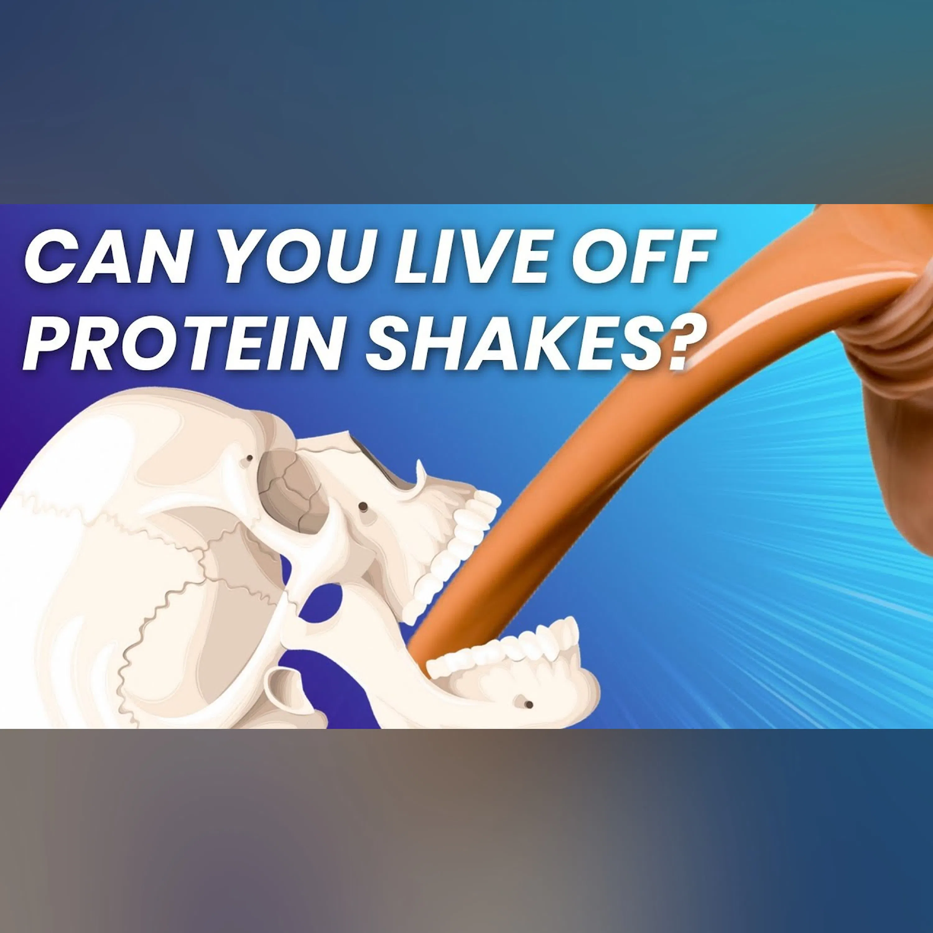 Can You Only Drink Protein Shakes and NEVER Eat Food?