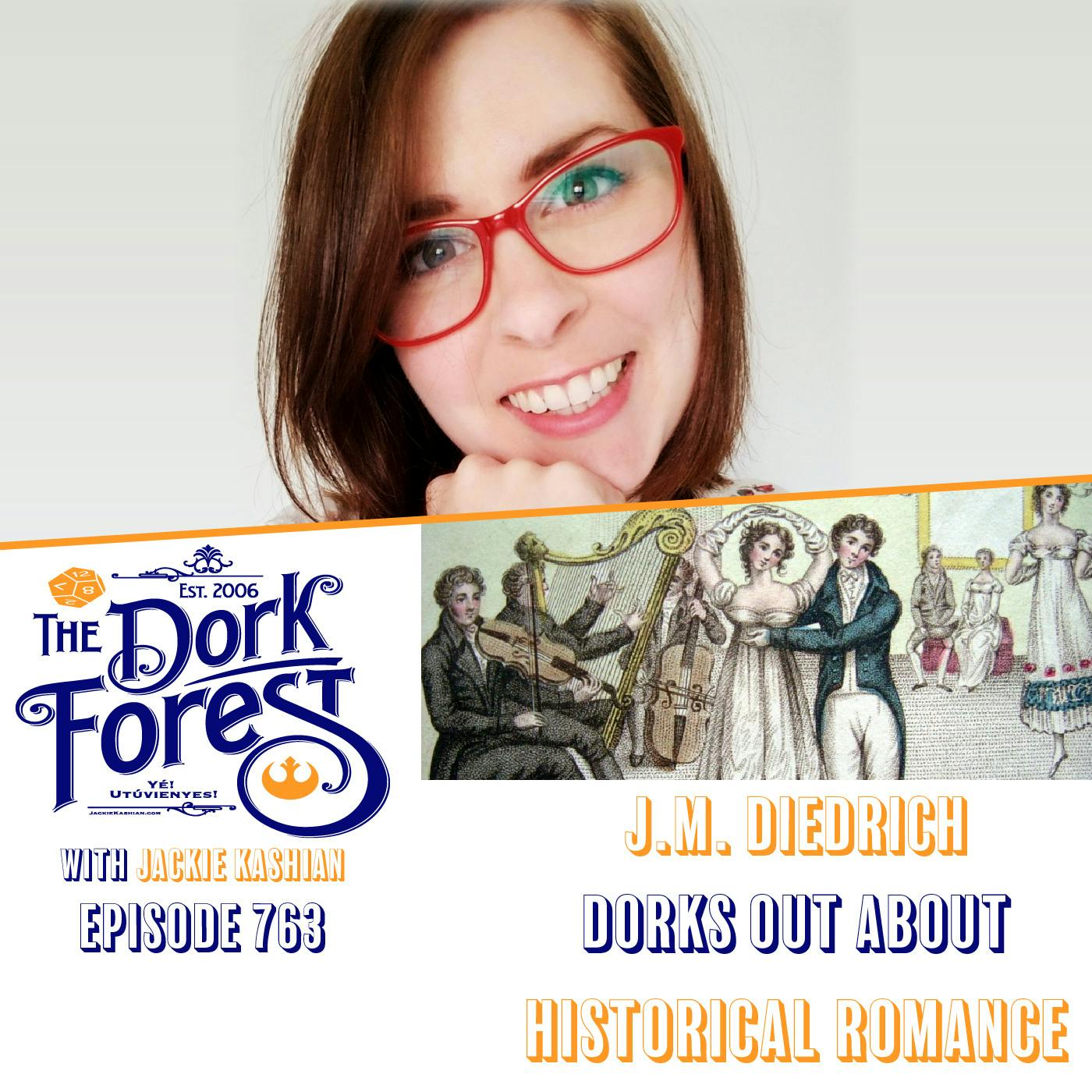JM Diedrich loves Historical Romances, and I do too – EP 763