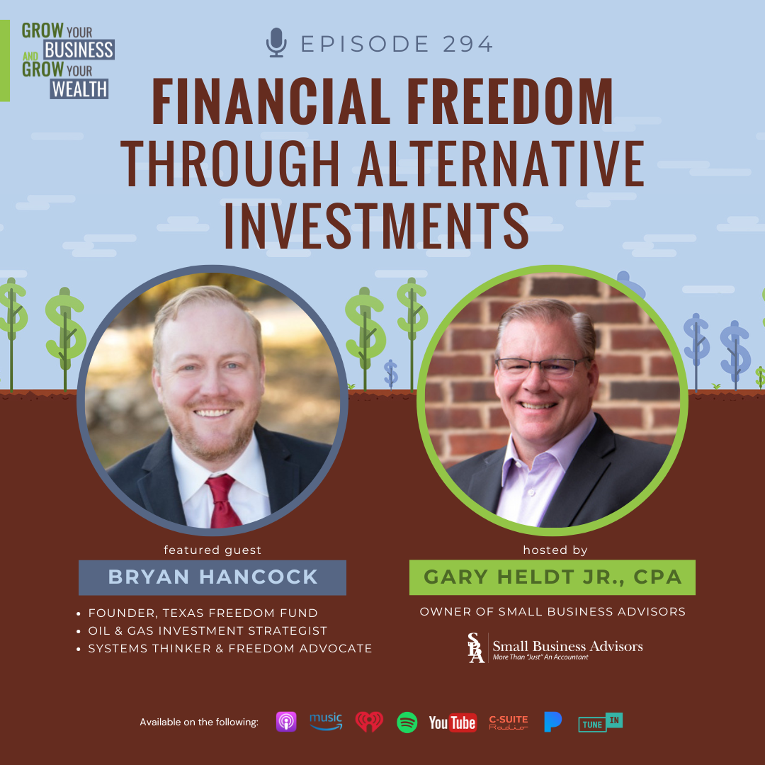 Episode 294:  Financial Freedom Through Alternative Investments