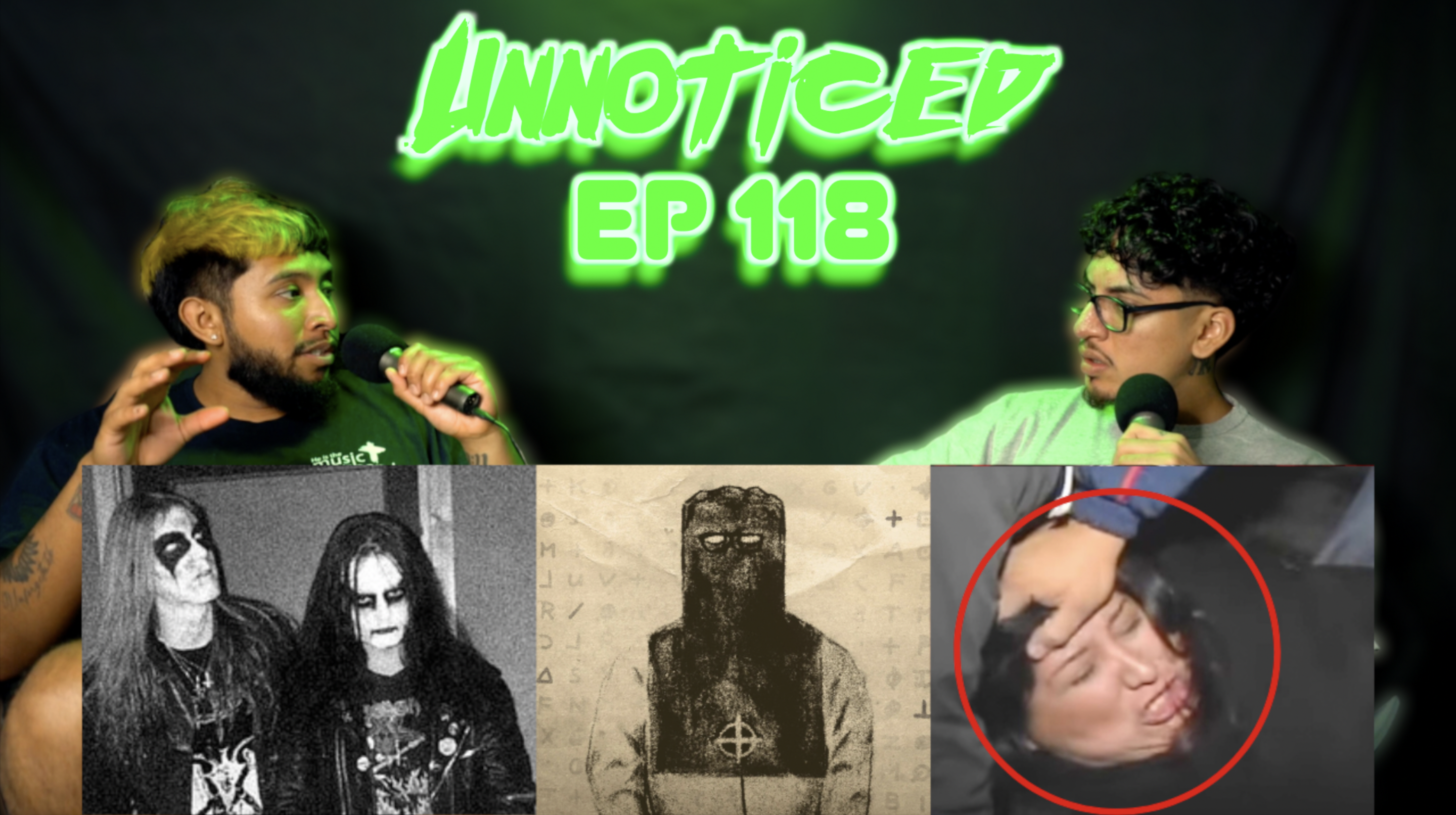 The Zodiac Killer Conspiracy, Scary Extranormal Possession, The Darkest Band In History & MORE! | Unnoticed Podcast episode artwork