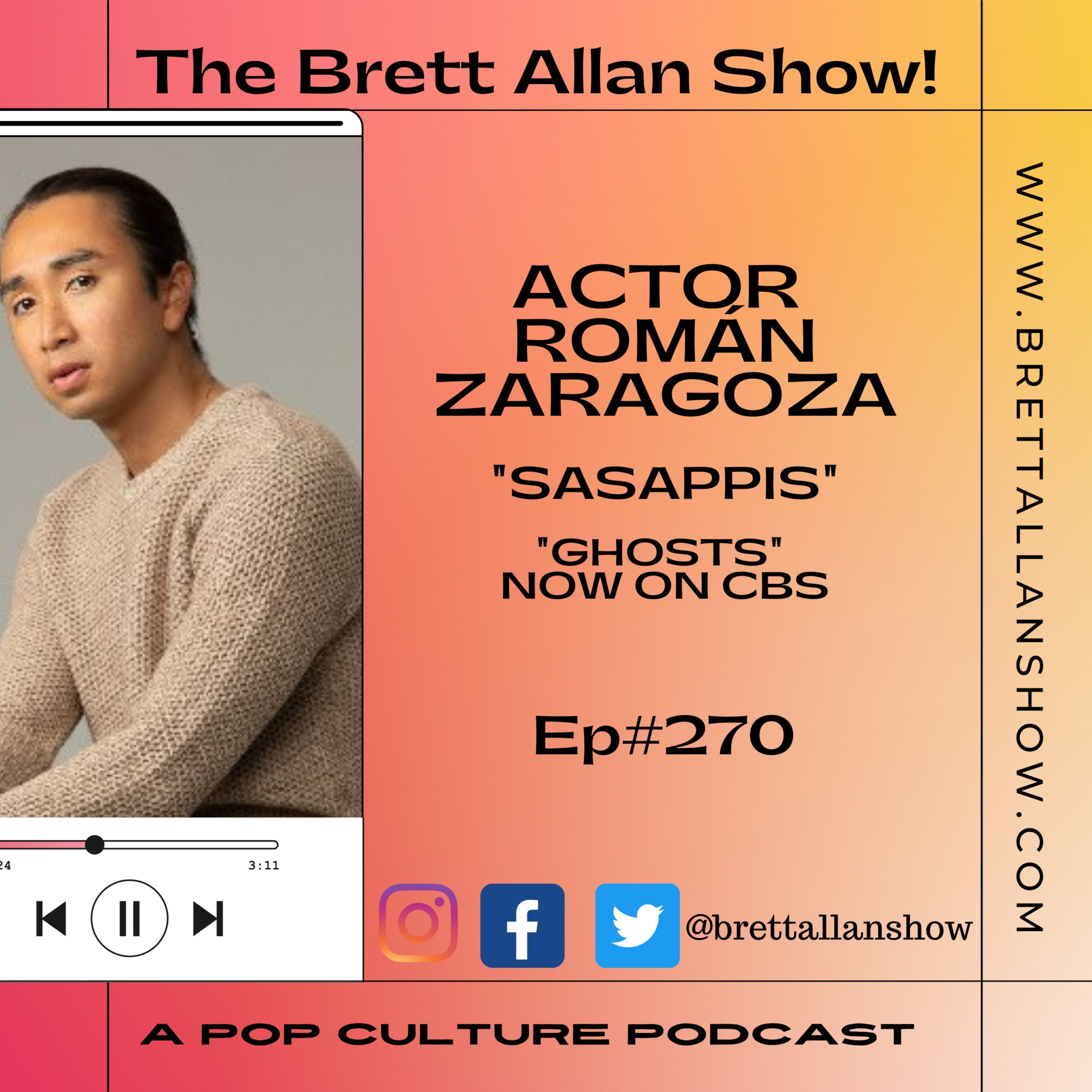 Actor Román Zaragoza Talks "Sasappis" and "Ghosts" Streaming Now On CBS | Creative Arts Is Part of My Family