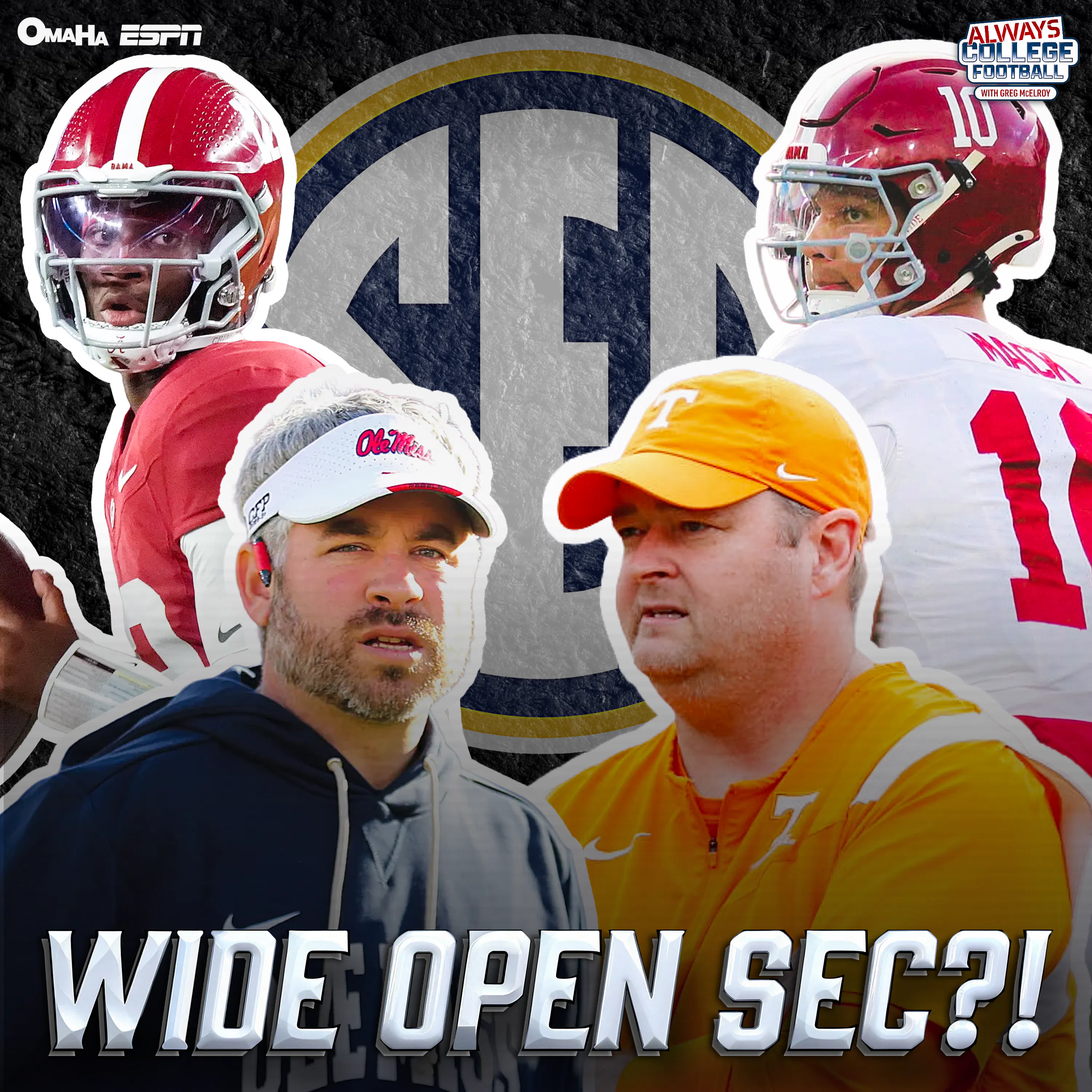 Alabama QB battle, Florida & Tennessee spring recap + 1-on-1 with Pete Golding | Always College Football episode artwork