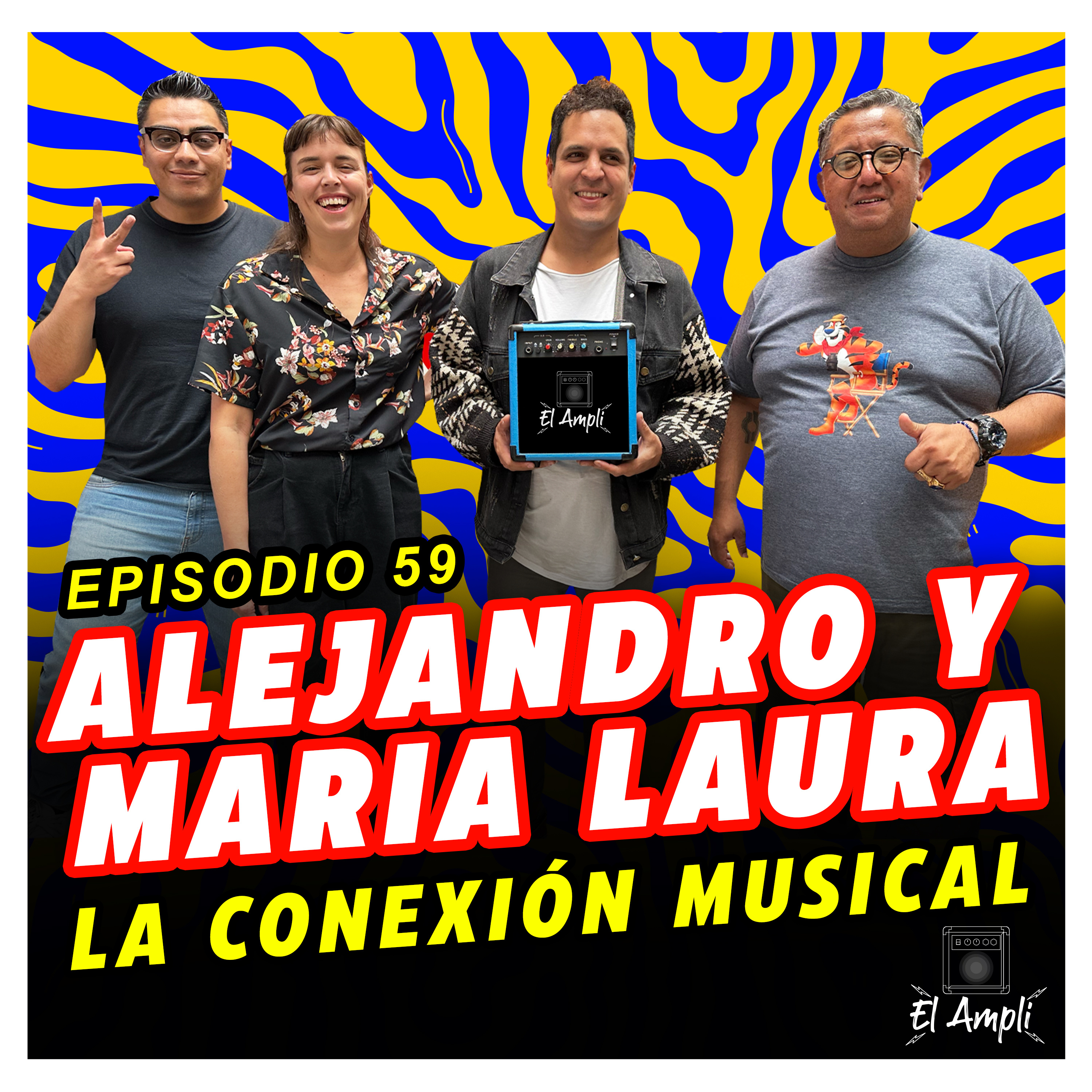 EL AMPLI - Episodio 59 - ALEJANDO Y MARIA LAURA - la comunidad musical episode artwork