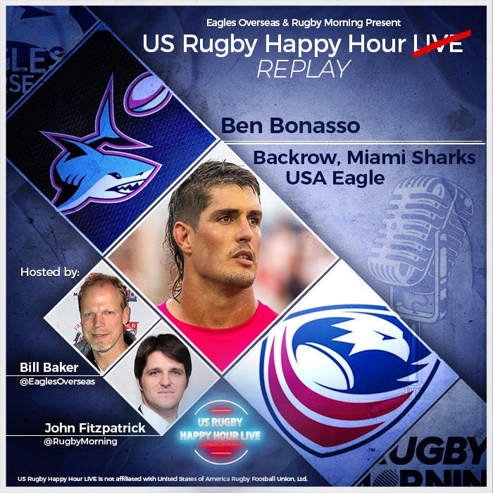 Miami Sharks Backrow and USA Eagle, Ben Bonasso