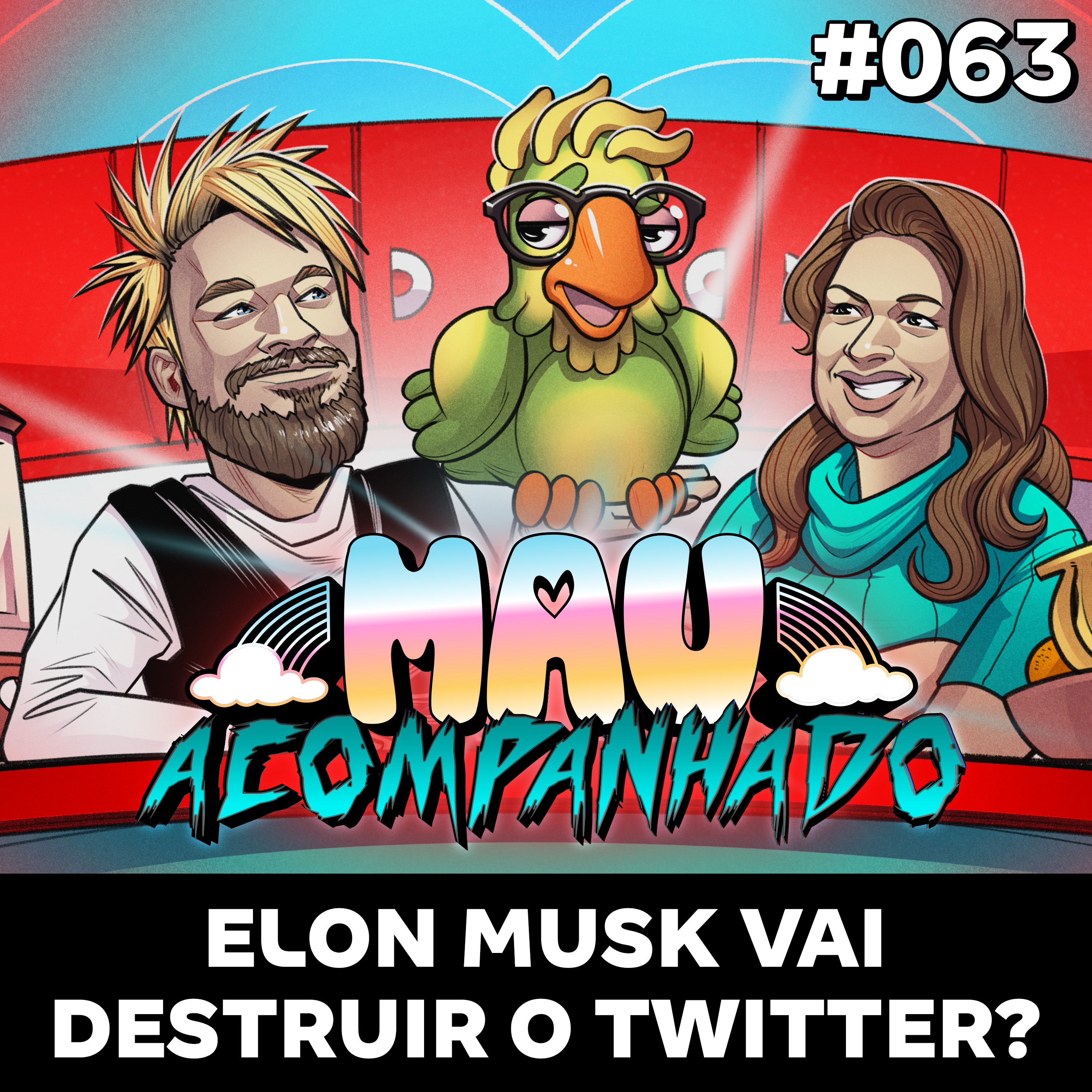 Mau Falado 63 - Elon Musk vai destruir o Twitter? episode artwork