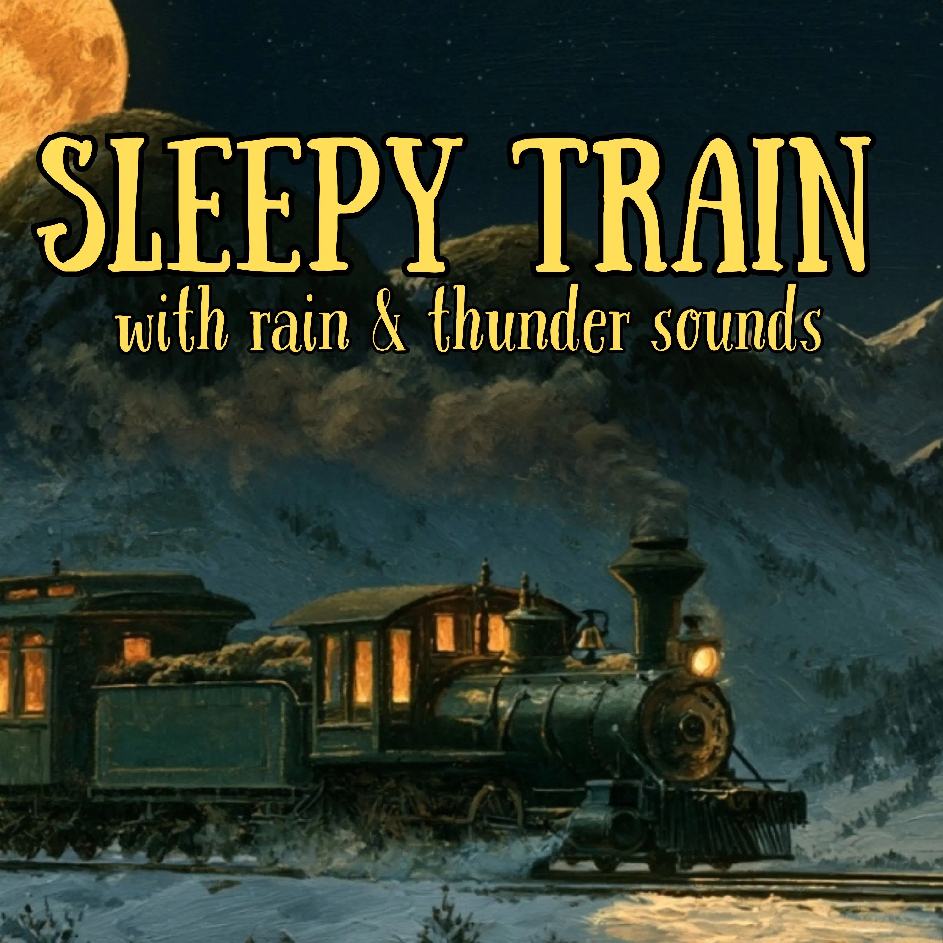 The Never-Ending Night Train | Sleep Story with Rain & Thunder Sounds