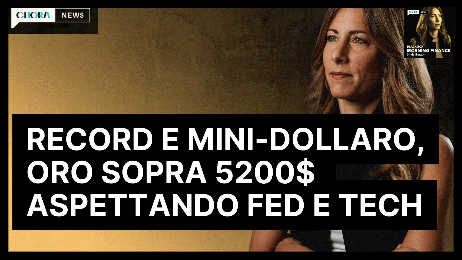S&P500 e Kospi record, oro sopra 5200$: mini dollaro, attesa Fed e conti tech  | Morning Finance