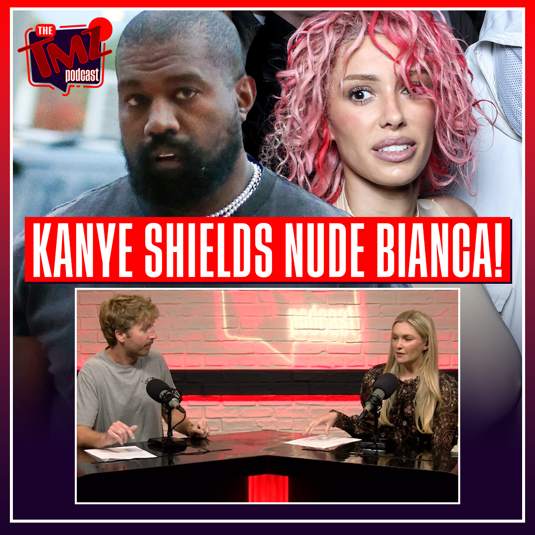 Kanye West Shields Nude Wife Bianca From Prying Eyes!