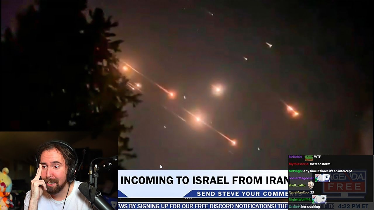 Iran pushes the Iron Dome to its limit.. | Asmongold TV