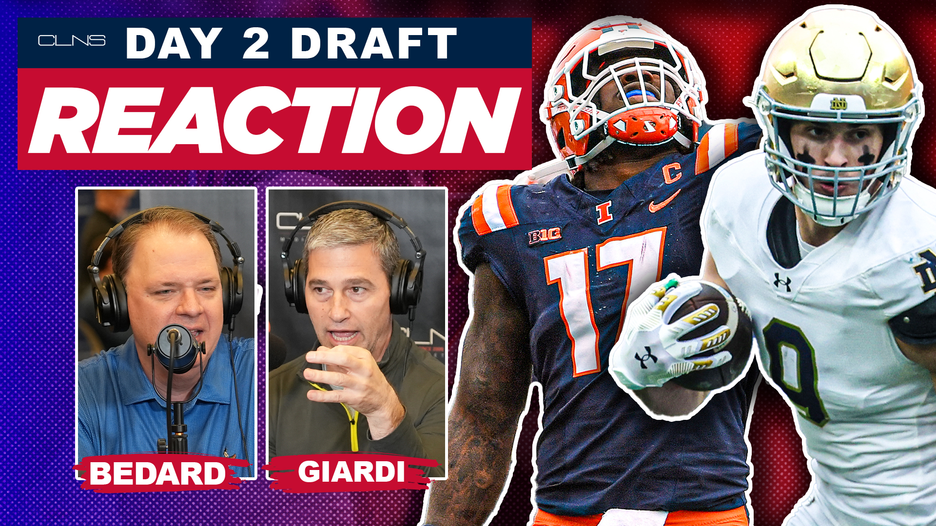 Patriots Draft Gabe Jacas and Eli Rairdon on Day 2 of the 2026 NFL Draft