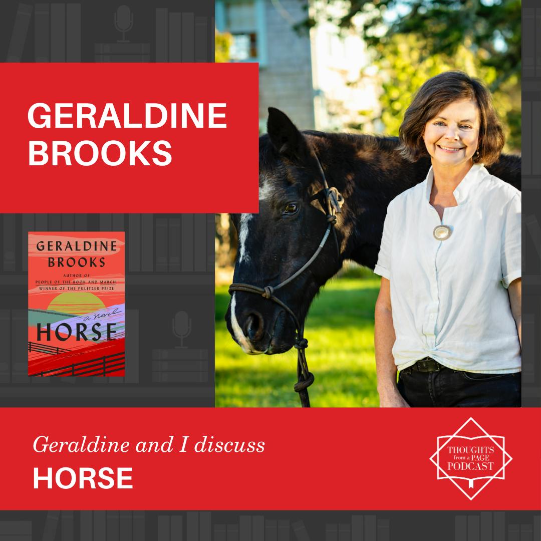 Interview with Geraldine Brooks - HORSE Interview with Geraldine Brooks - HORSE