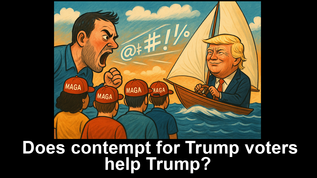 Does contempt for Trump voters help Trump? Are we in a feedback loop?