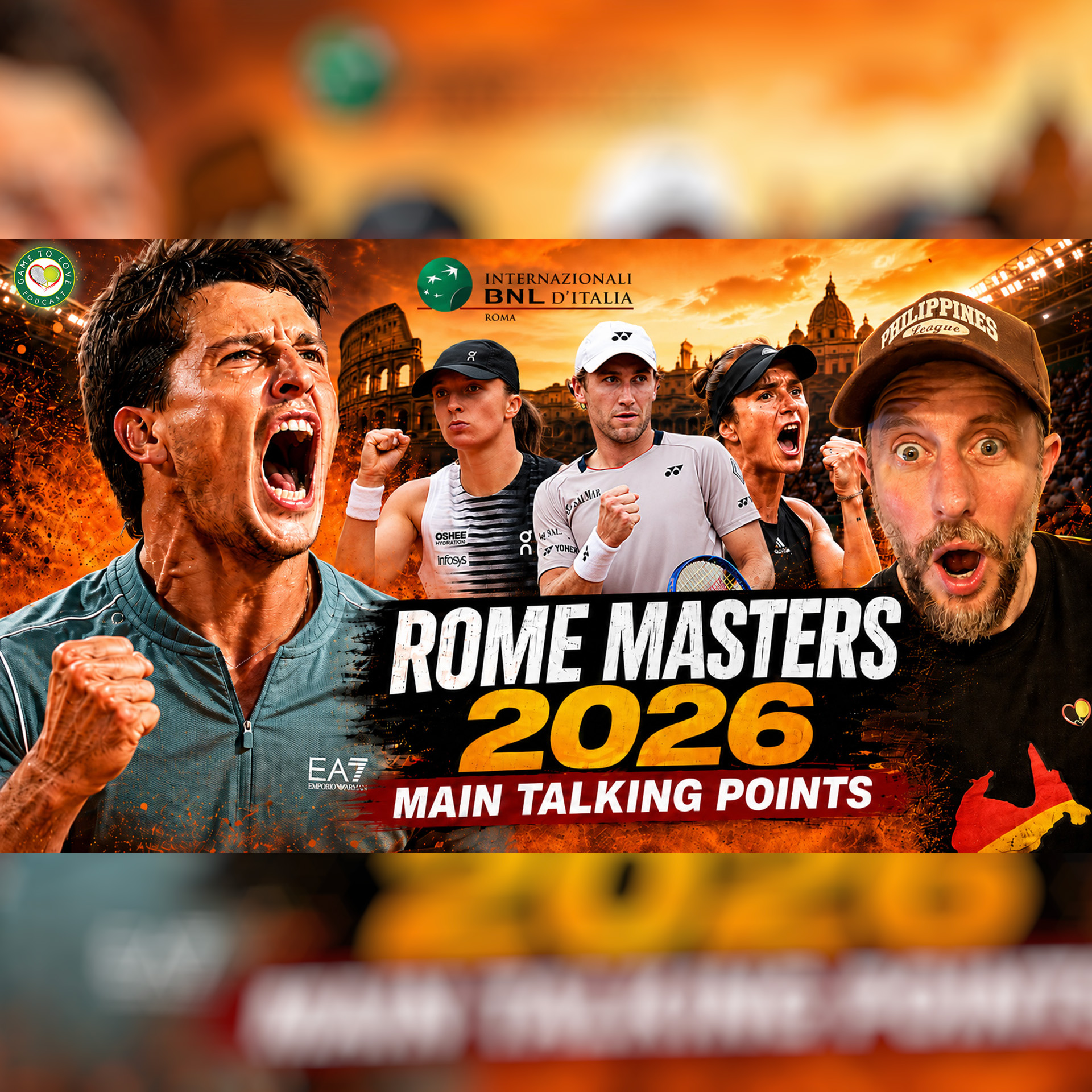 Darderi OUTLASTS Jodar 🇮🇹 Swiatek DOMINATION! 🔥 Rome 2026 Reaction | GTL Tennis Podcast