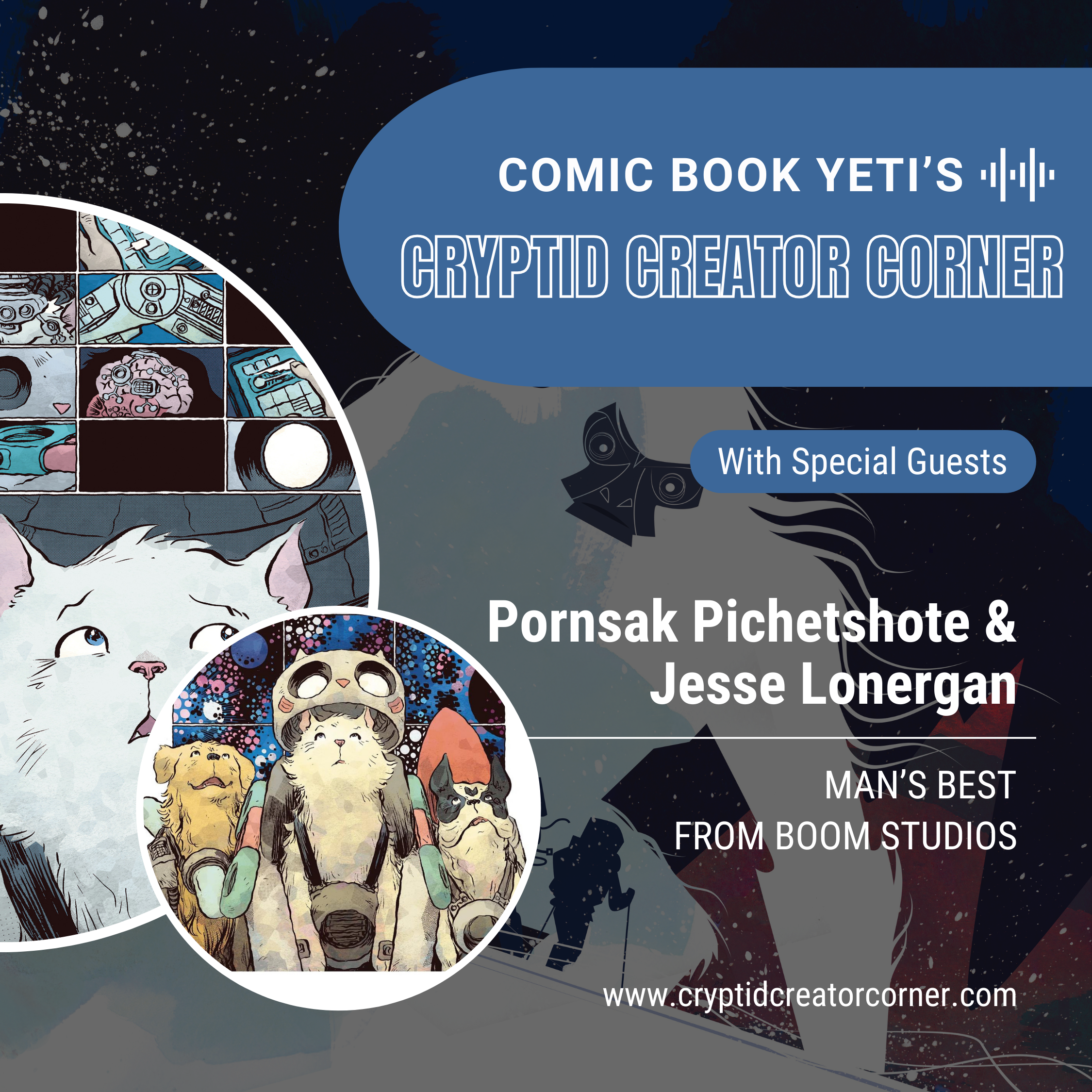 Cryptid Creator Corner from Comic Book Yeti - A Comic Book Interview Podcast
