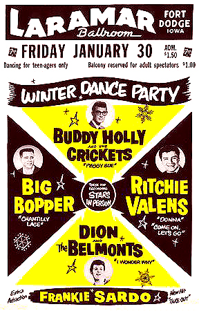 WINTER DANCE PARTY: JANUARY 30, 1959