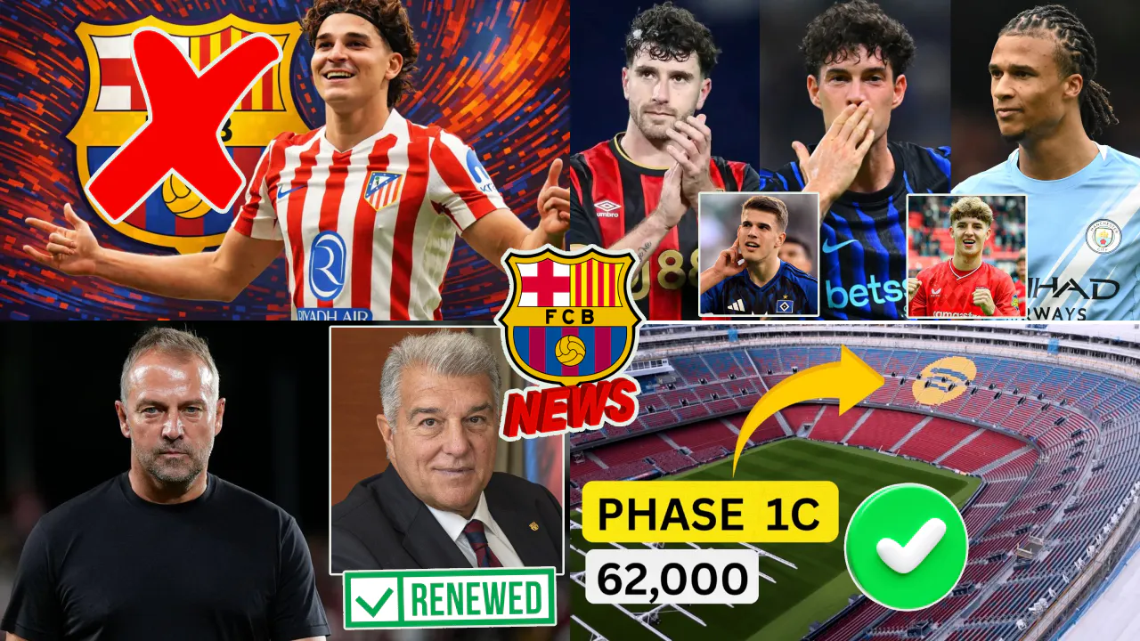 Julian Alvarez Deal OFF💣| Centre Back Signing SEARCH🚨| Flick Renewal PLAN✍️| Stadium Expansion DONE🙌 Julian Alvarez Deal OFF💣| Centre Back Signing SEARCH🚨| Flick Renewal PLAN✍️| Stadium Expansion DONE🙌