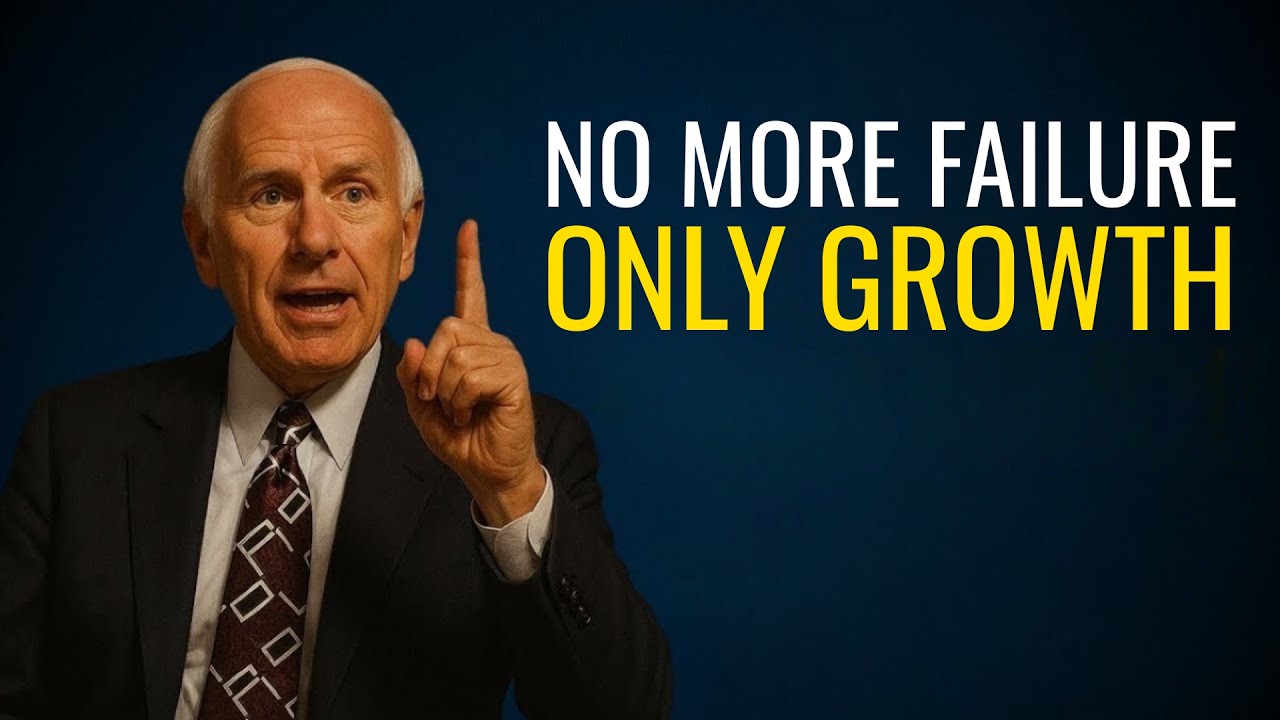 NO MORE FAILURE | Only Growth | Jim Rohn Motivation
