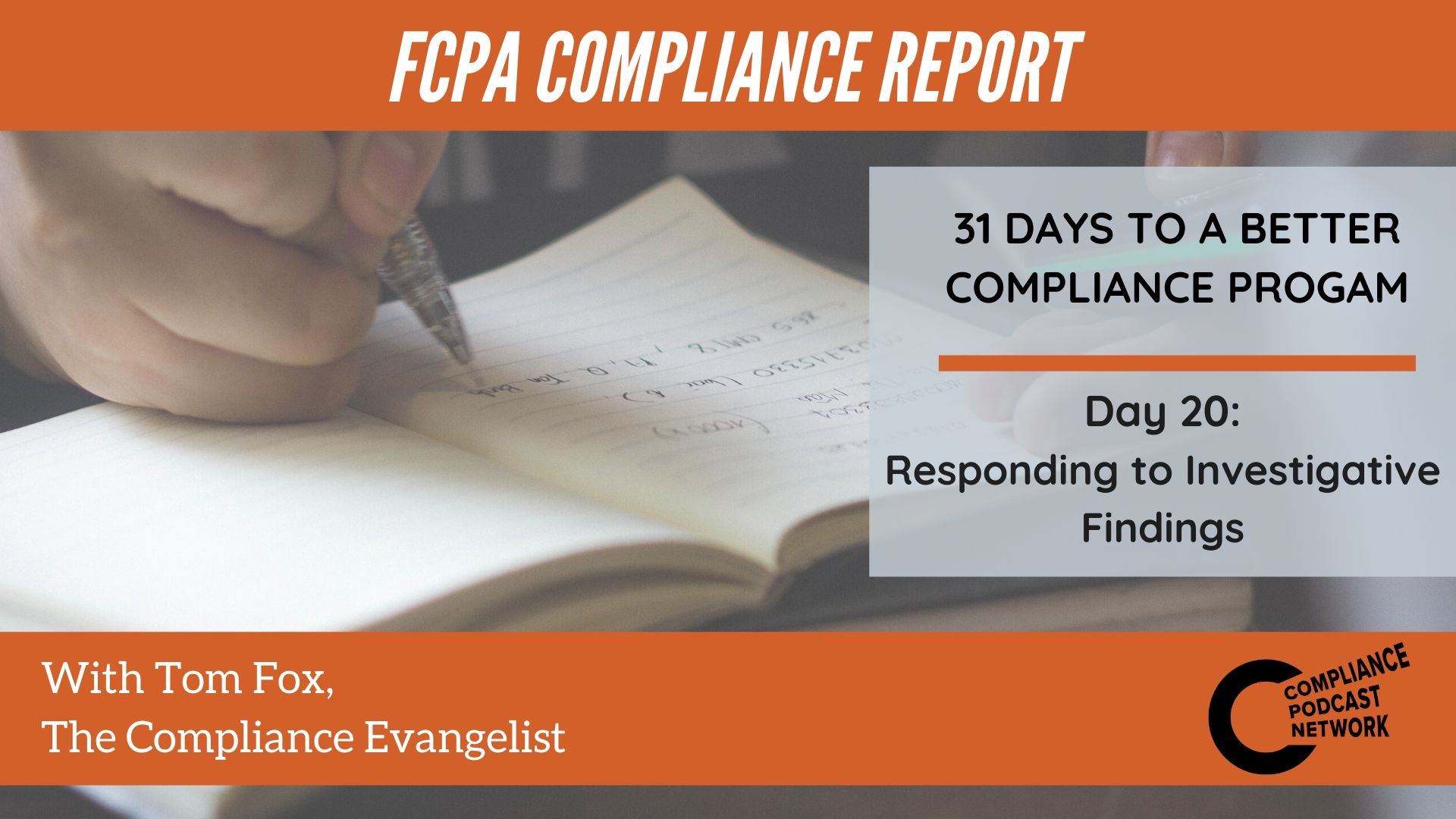 Day 20 | Responding to investigative findings episode artwork