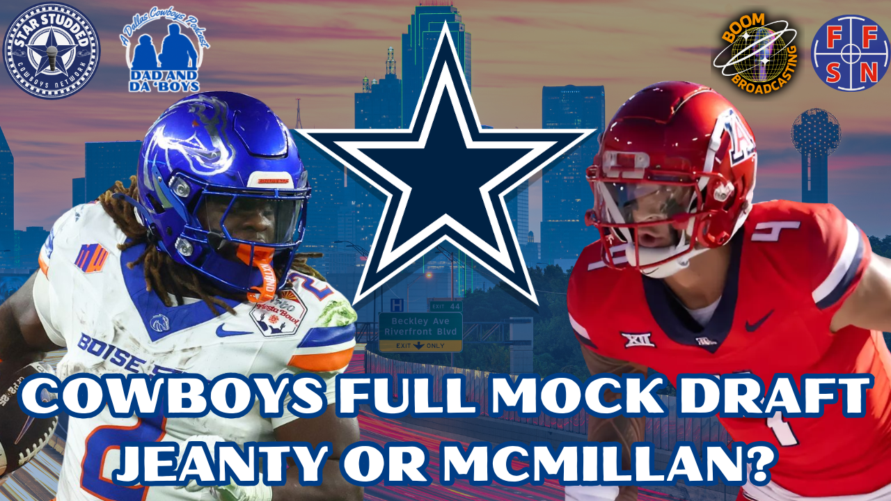 Dallas Cowboys FULL 7-Round Mock Draft! Jeanty or McMillan episode artwork