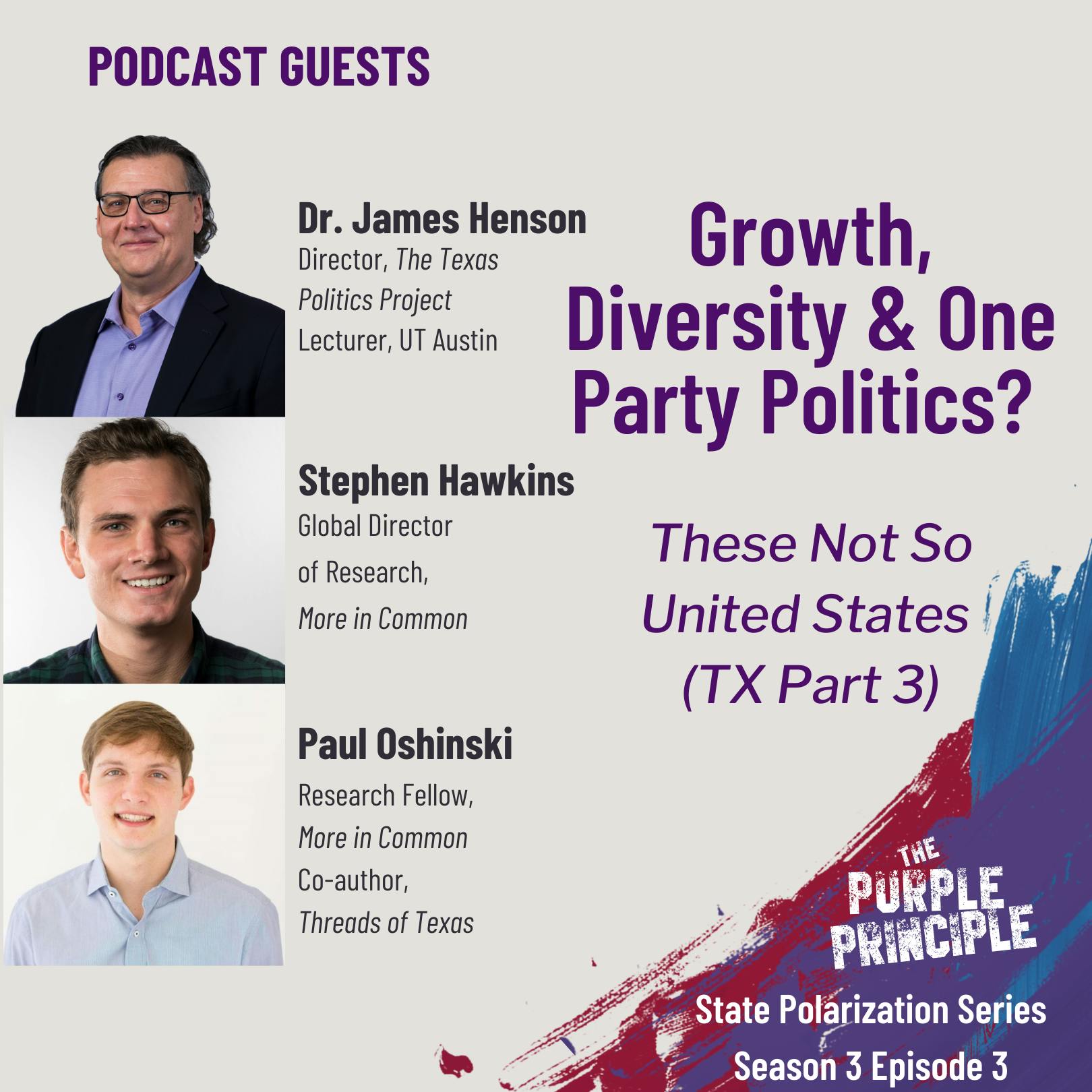 Growth, Diversity & One Party Politics? These Not So United States (TX Part 3)