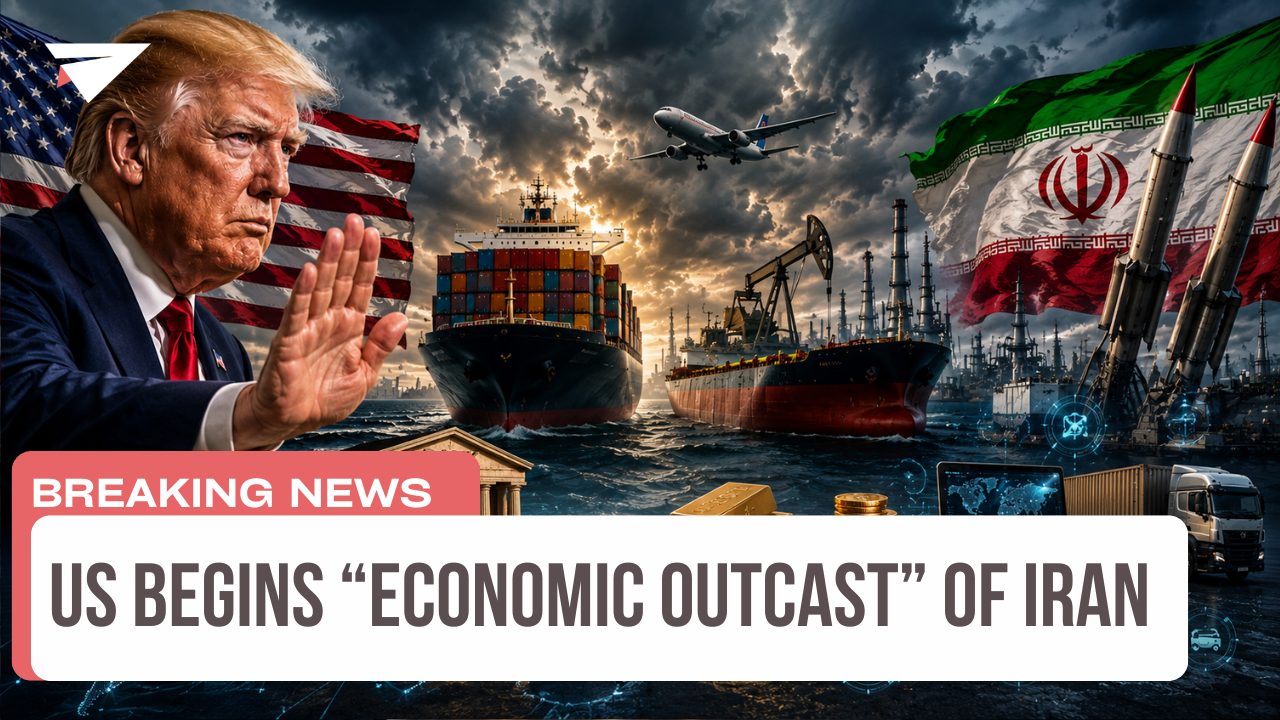 US Begins “Economic Outcast” of Iran, Breaking News episode artwork