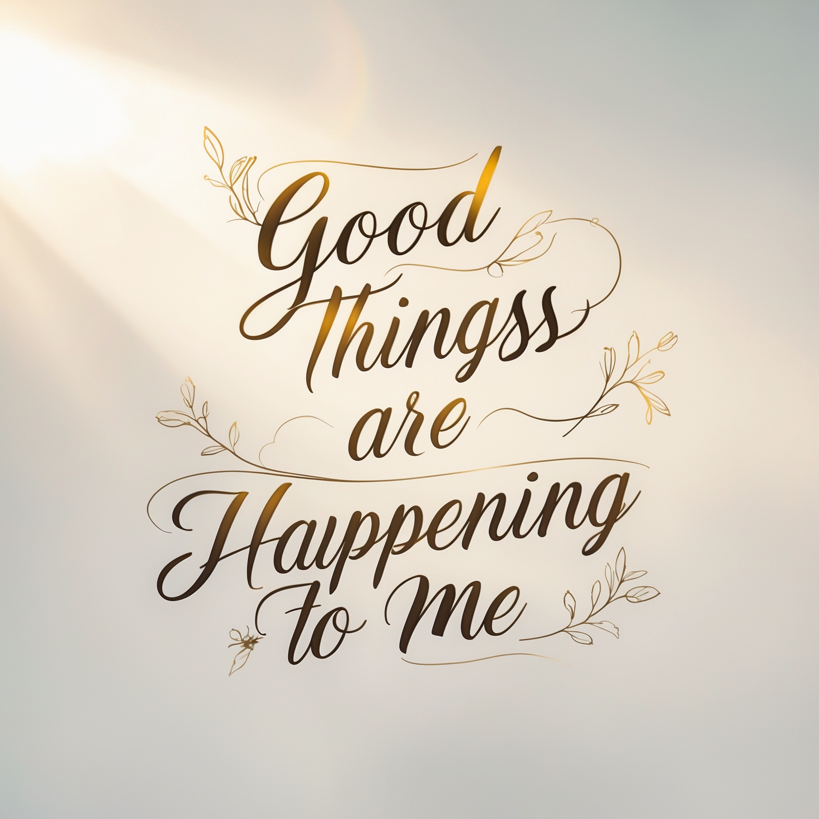Good Things Are Happening to Me Morning Affirmations
