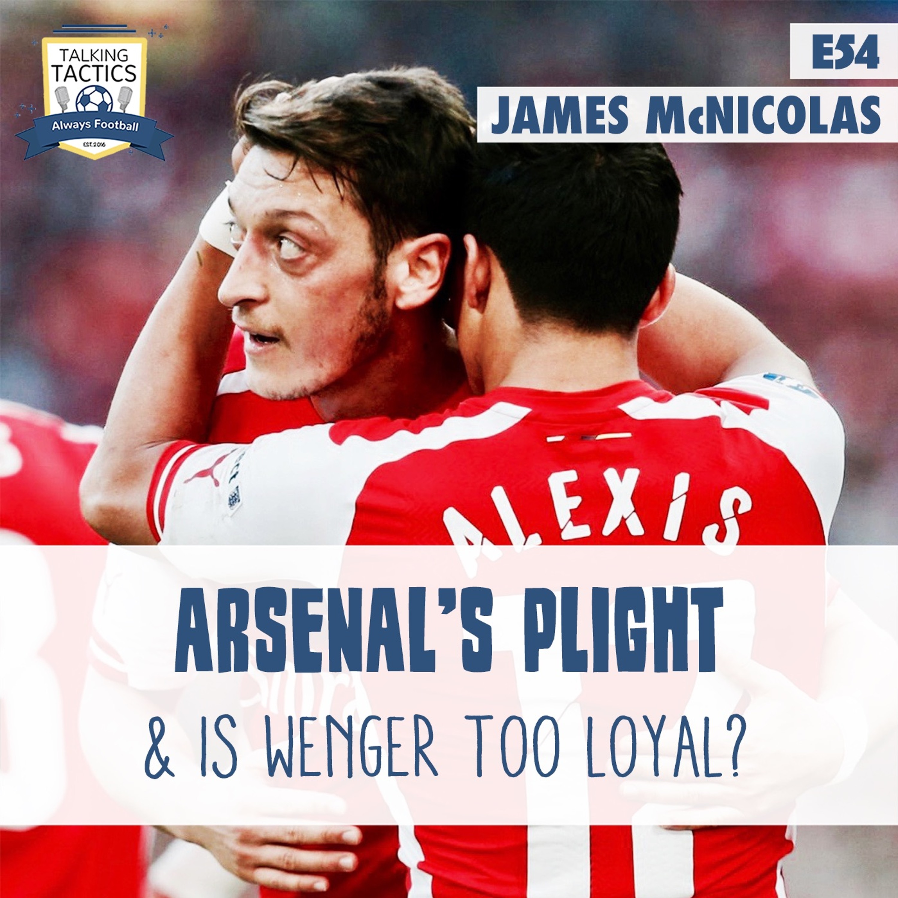54 | Arsenal’s Plight & Is Wenger Too Loyal? (Feat. James McNicholas) episode artwork