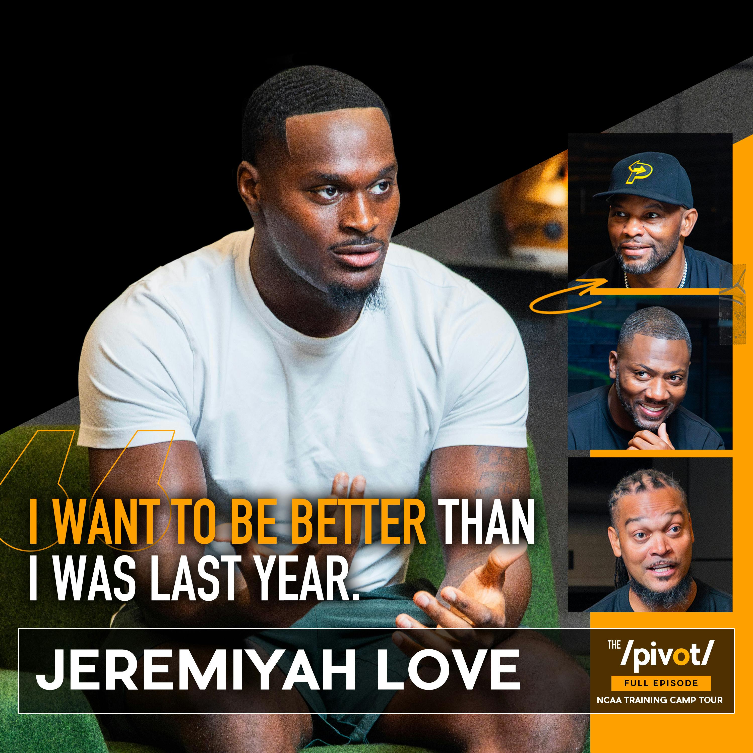 Jeremiyah Love Notre Dame running back talks pressures, expectations, using pain of championship loss to bring Fighting Irish a national title and previews 2025 College Football Season with his own personal goals.