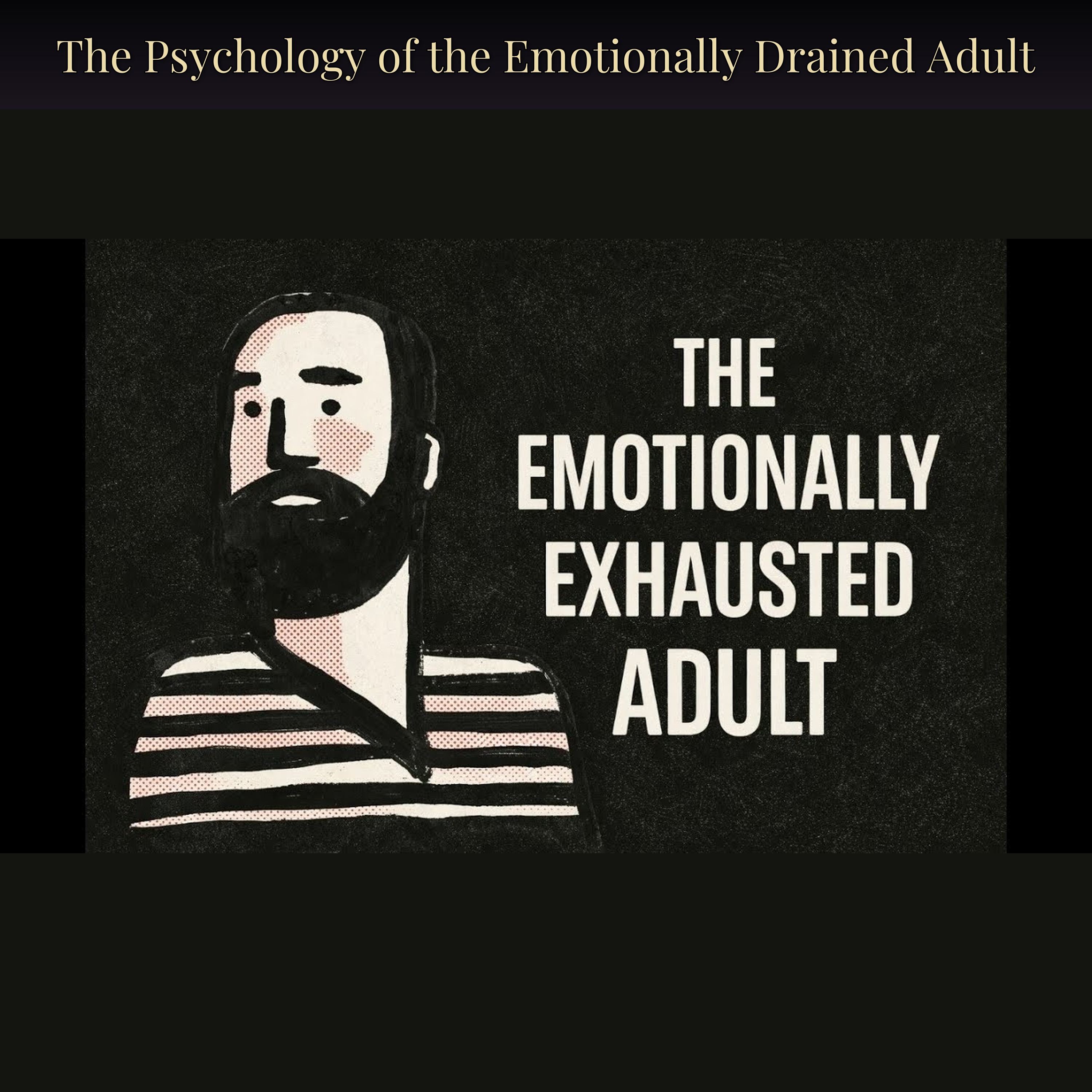 The Psychology of the Emotionally Drained Adult