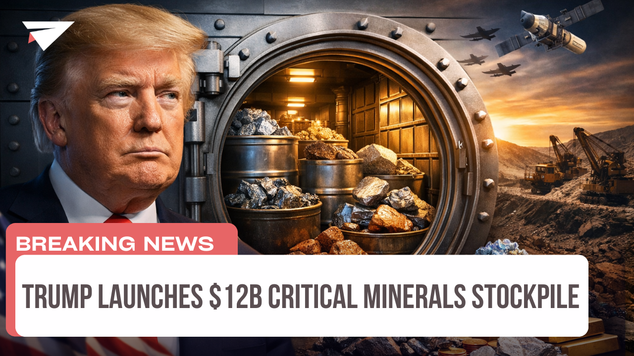 Trump Launches $12B Critical Minerals Stockpile, Breaking News