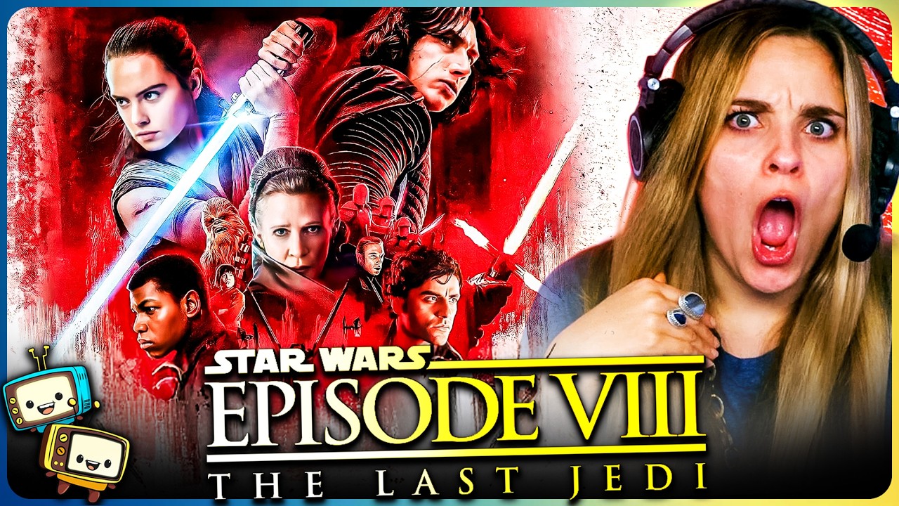 STAR WARS: EPISODE VIII: THE LAST JEDI Movie Reaction! | First Time Watch! | Mark Hamill episode artwork
