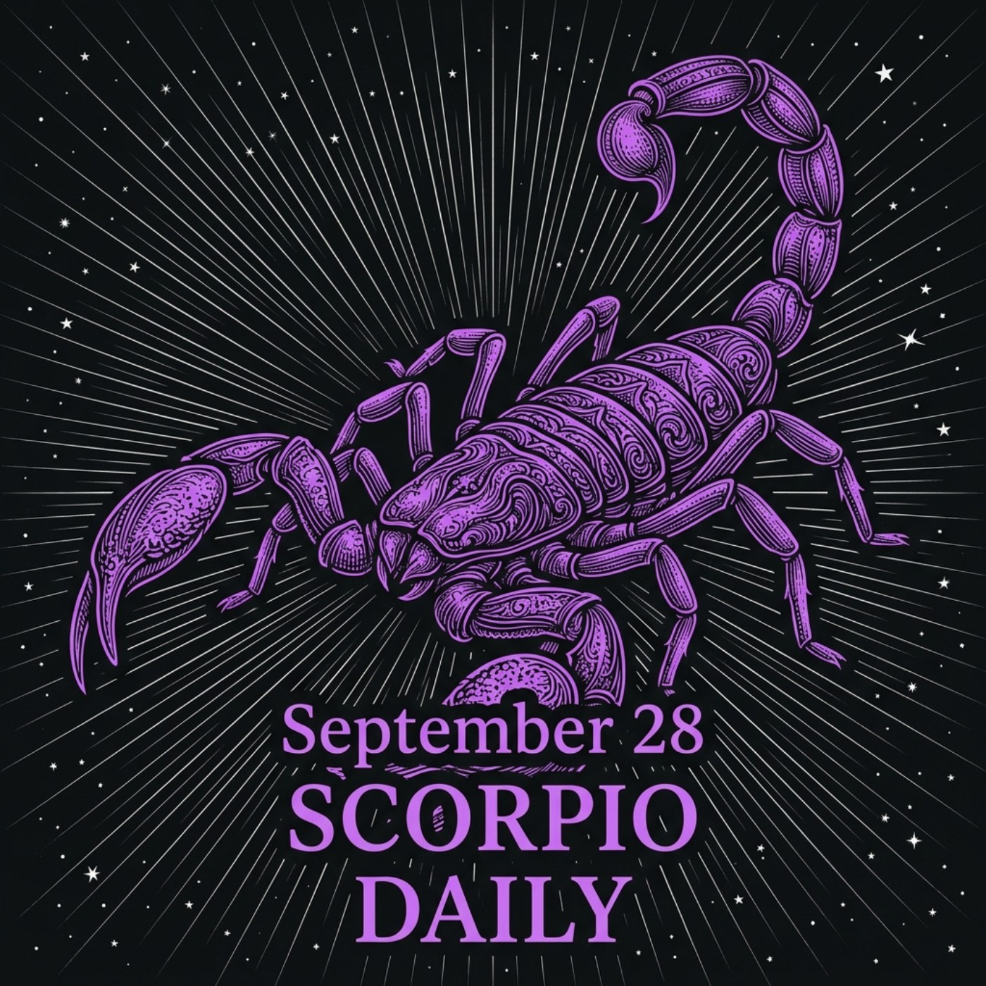 Monday, September 28, 2026 Scorpio Horoscope Today