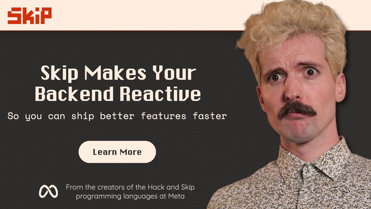 Skip just dropped - "it's like React, for your Backend" | Theo - t3․gg