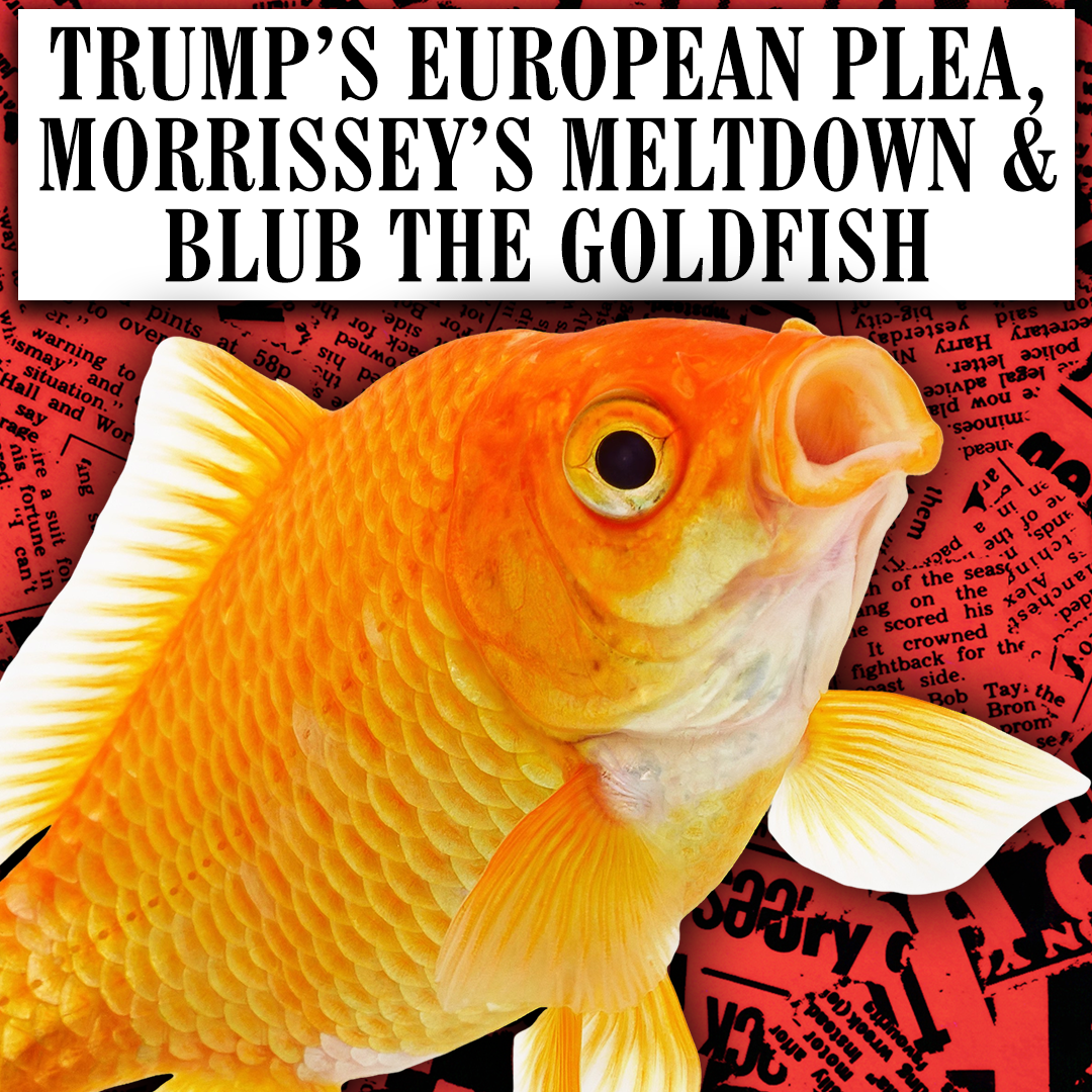 Trump’s European Plea, Morrissey’s Meltdown & Blub the Goldfish