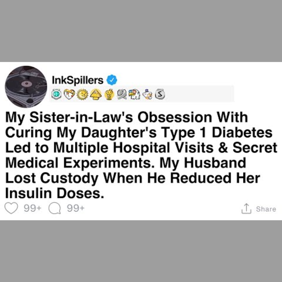 Sister-in-Law's Extreme Methods for Curing Type 1 Diabetes