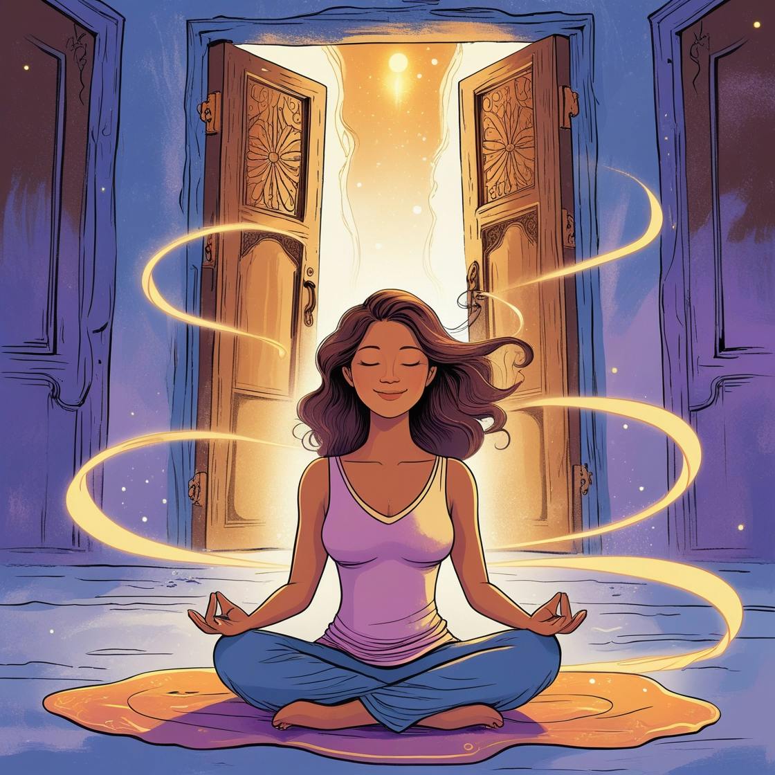 Abre las puertas a tu realidad soñada con esta meditación Abre las puertas a tu realidad soñada con esta meditación