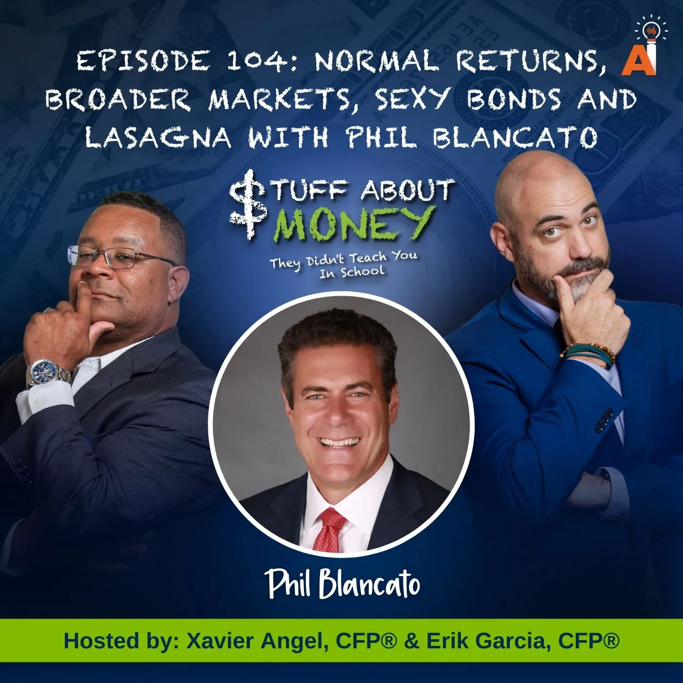 Stuff About Money: Episode 104: Normal Returns, Broader Markets, Sexy Bonds and Lasagna With Phil Blancato Stuff About Money: Episode 104: Normal Returns, Broader Markets, Sexy Bonds and Lasagna With Phil Blancato