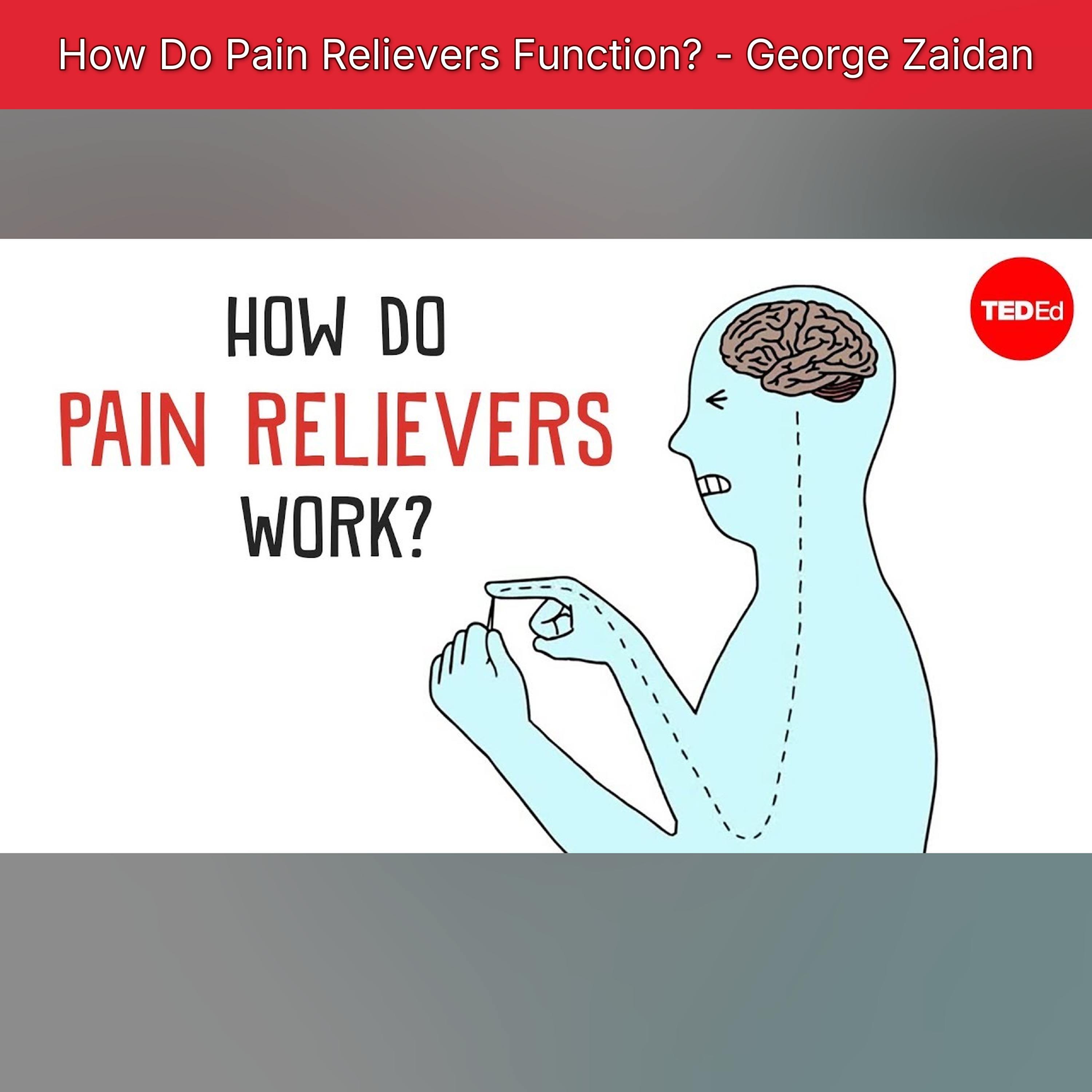 How Do Pain Relievers Function? - George Zaidan episode artwork