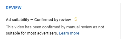YouTube found this podcast - which excerpts books from school libraries - unsuitable for most advertisers.