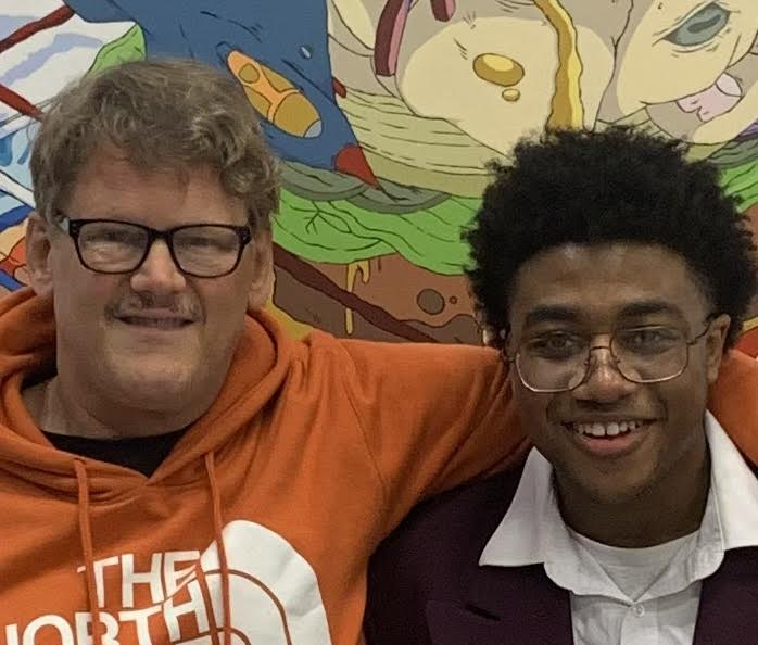 DLG309 Artists Don Porcella and Christian Williams (aka Kiffy) demonstrate the beauty and rewards of a mentor/mentee relationship in art.