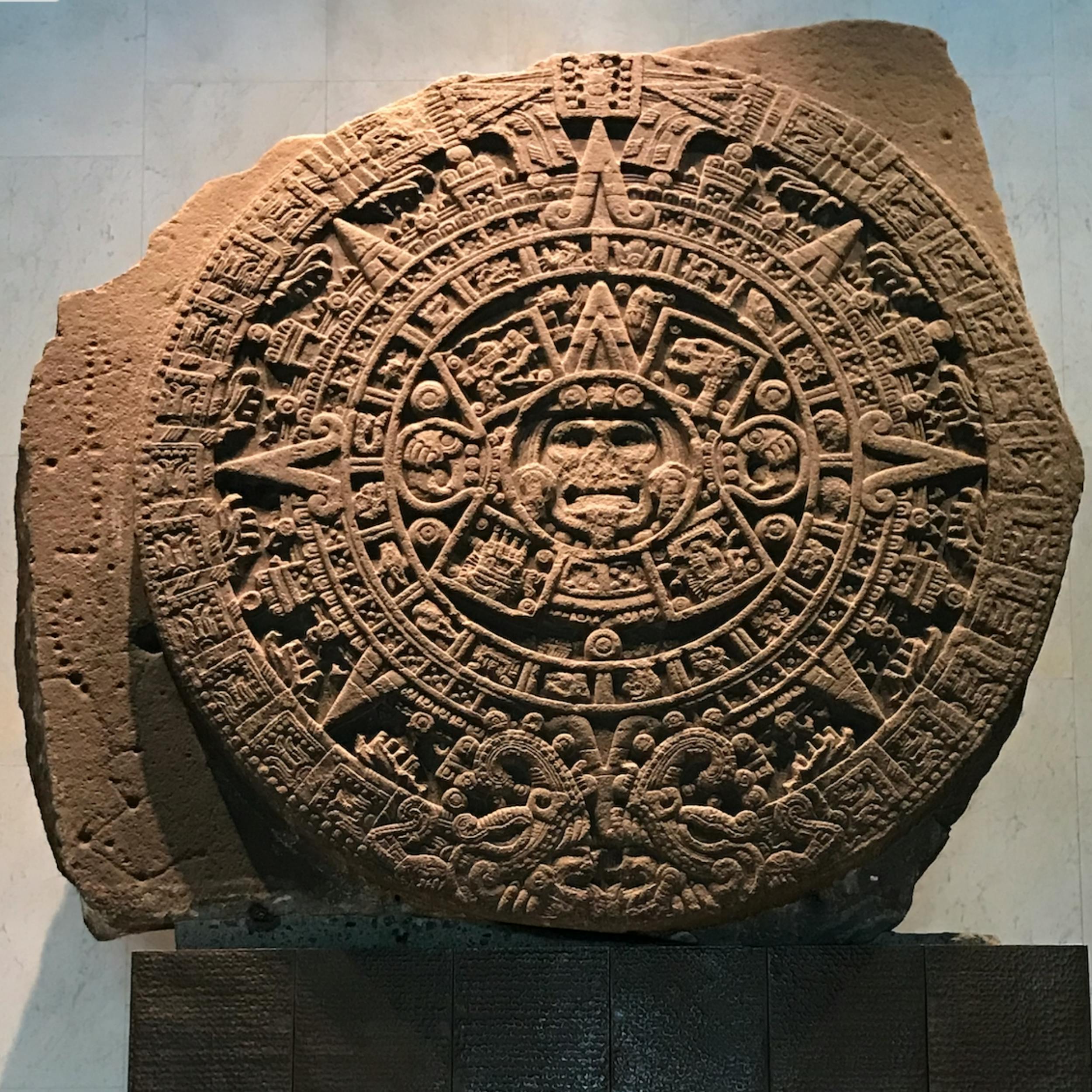 The Aztec Sun Stone or The Calendar Stone