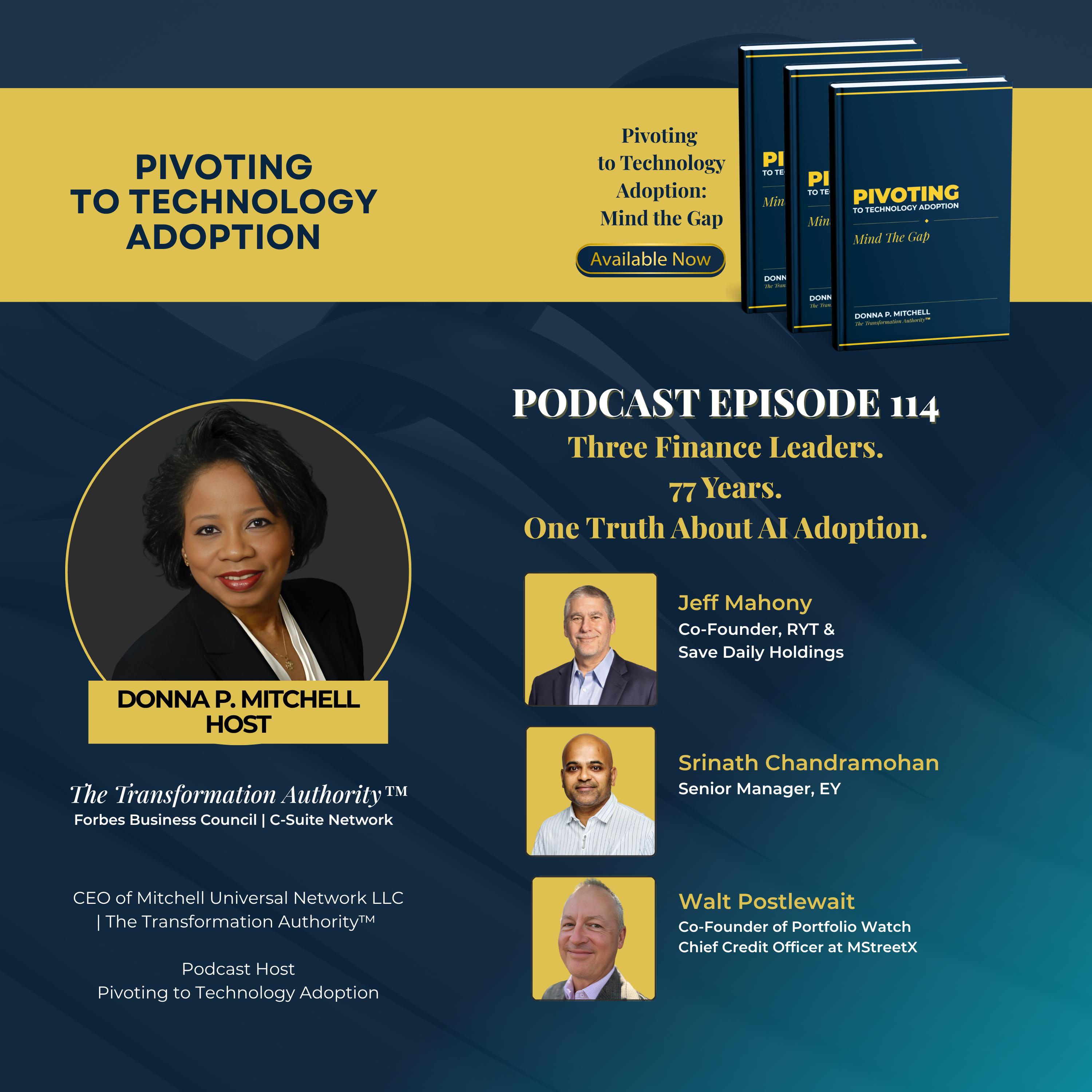 Three Finance Leaders. 77 Years. One Truth About AI Adoption