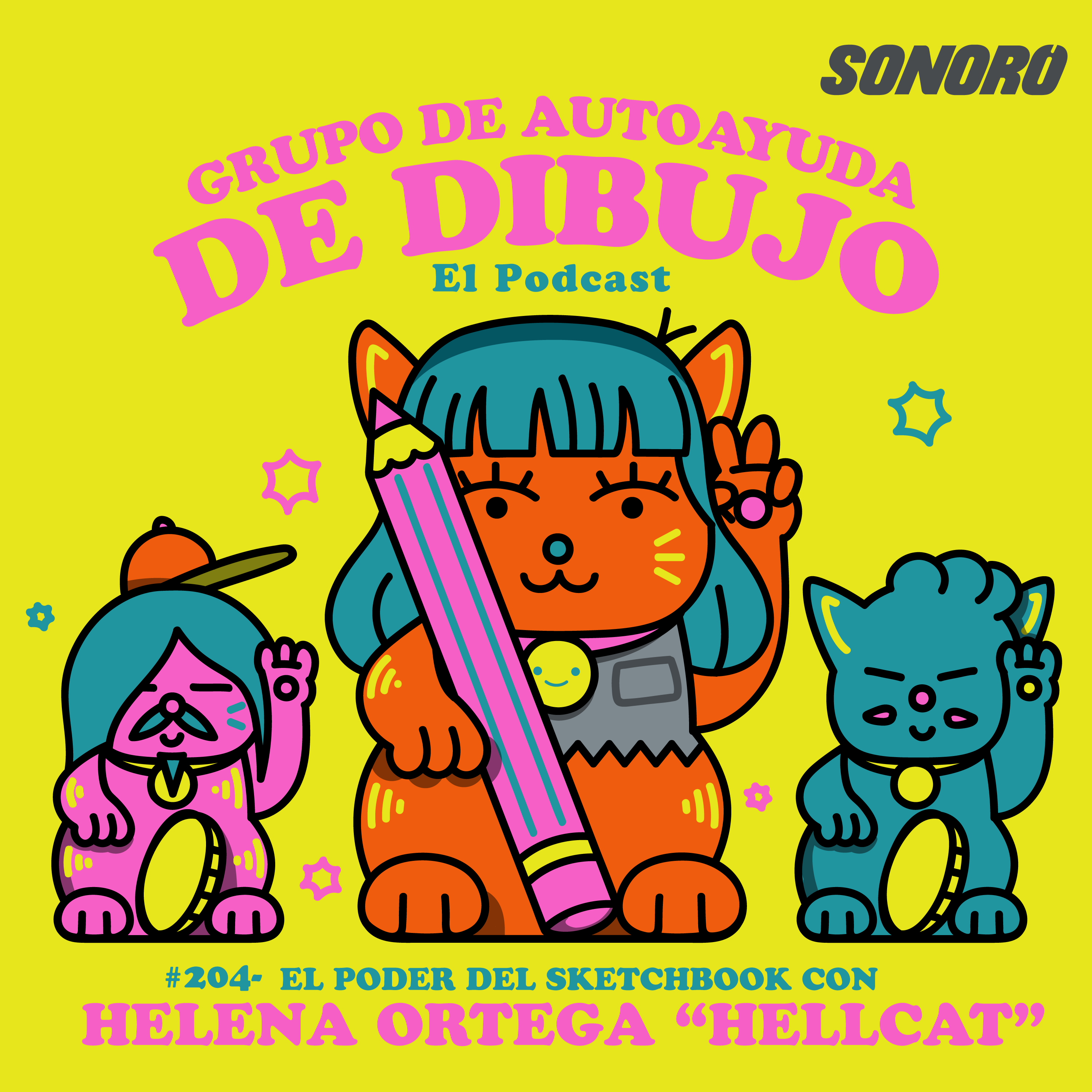 Ep. 204 - Entrevista con Helena Ortega "HELLCAT": EL PODER de los SKETCHBOOKS