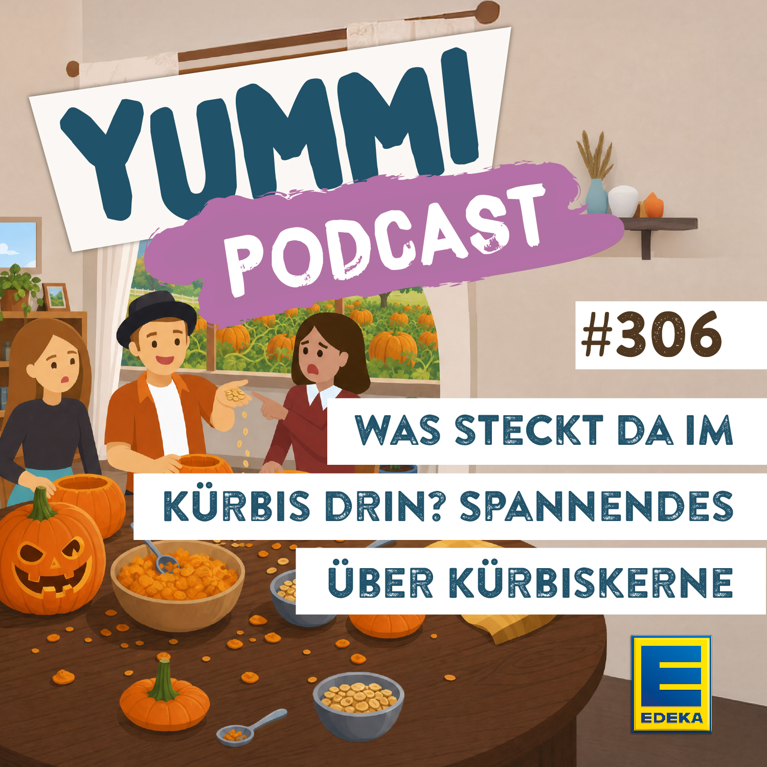 Cover: Was steckt da im Kürbis drin? Spannendes über Kürbiskerne