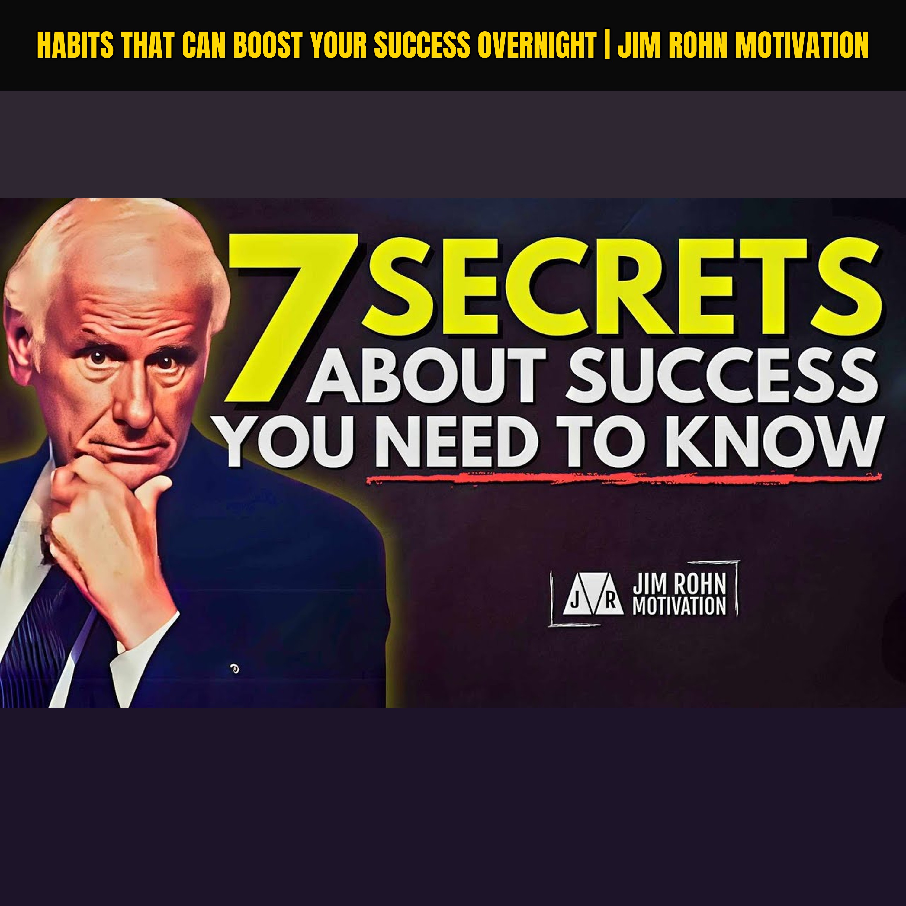 Habits That Can Boost Your Success Overnight | Jim Rohn Motivation episode artwork