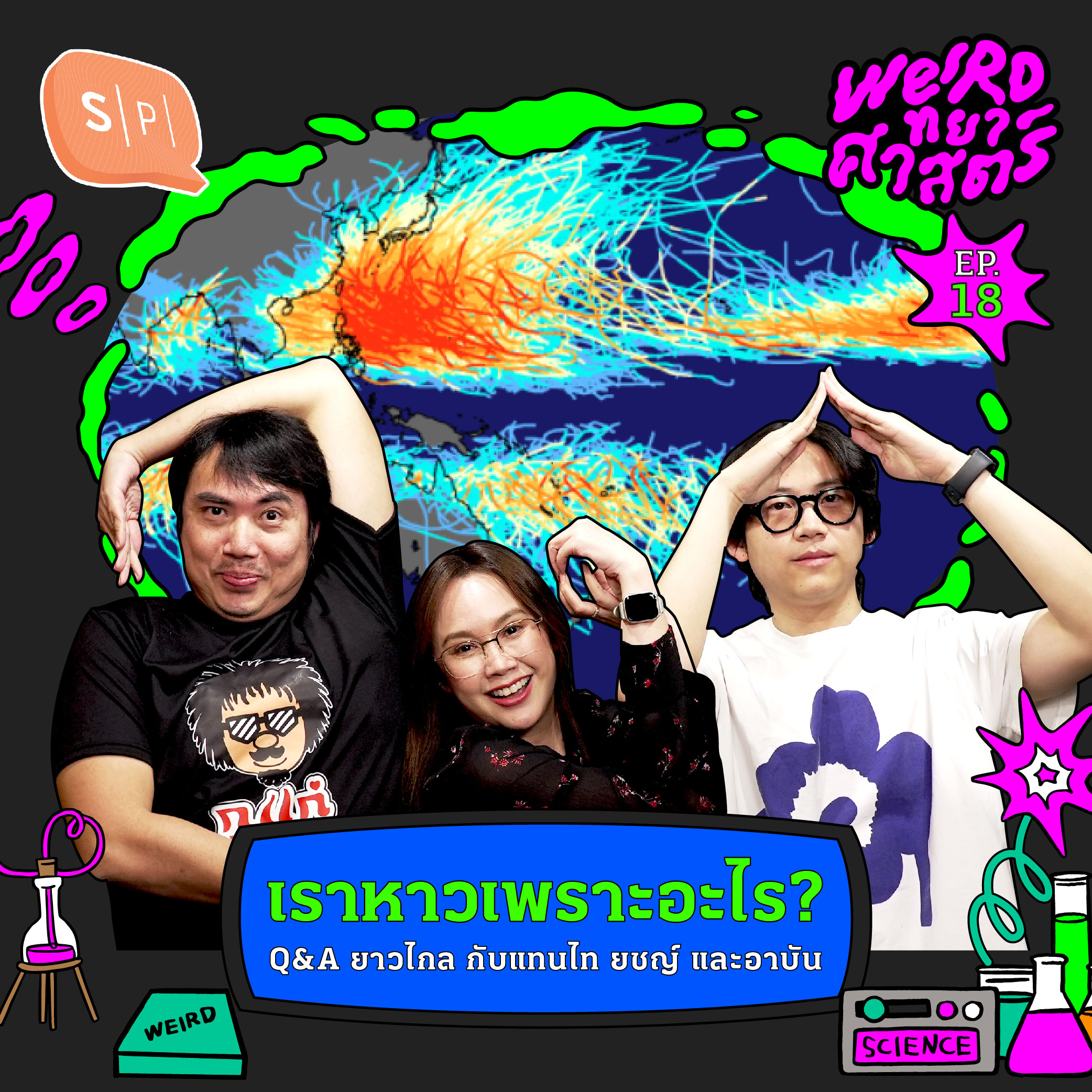 เราหาวเพราะอะไร? Q&A ยาวไกล กับแทนไท ยชญ์ และอาบัน | Weirdทยาศาสตร์ EP18