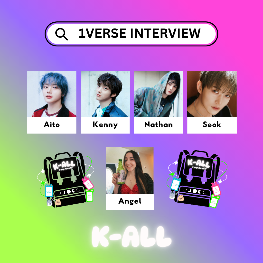K-Pop Group 1VERSE talk "WABIF" Comeback, Fanfiction, and Nathan's Claw Machine Skills